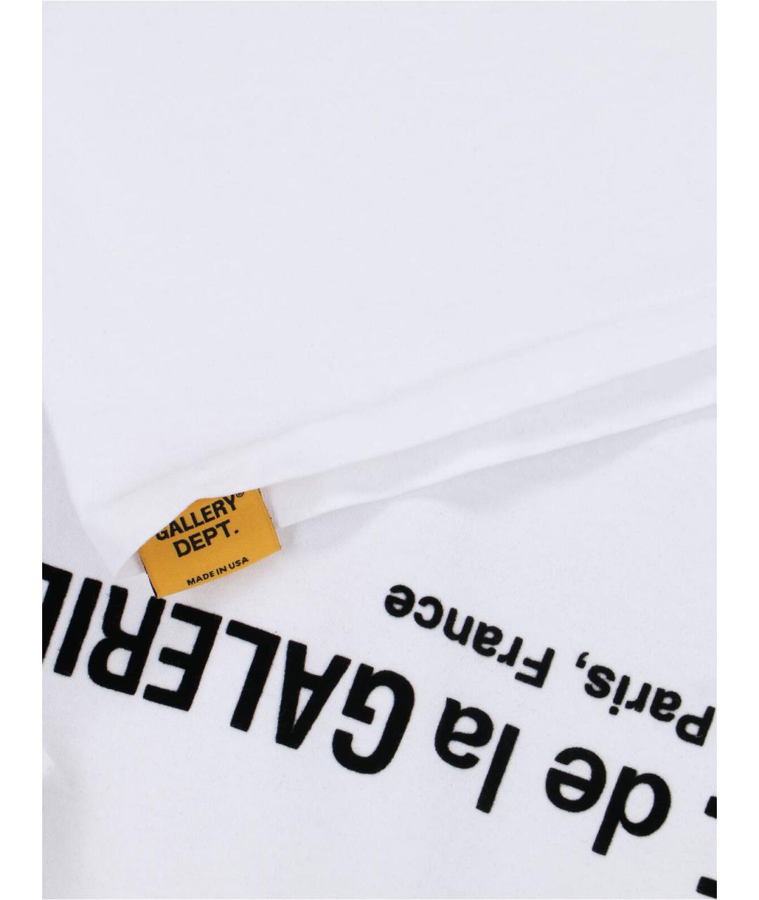 Gallery Dept Белая хлопковая футболка, фото 3