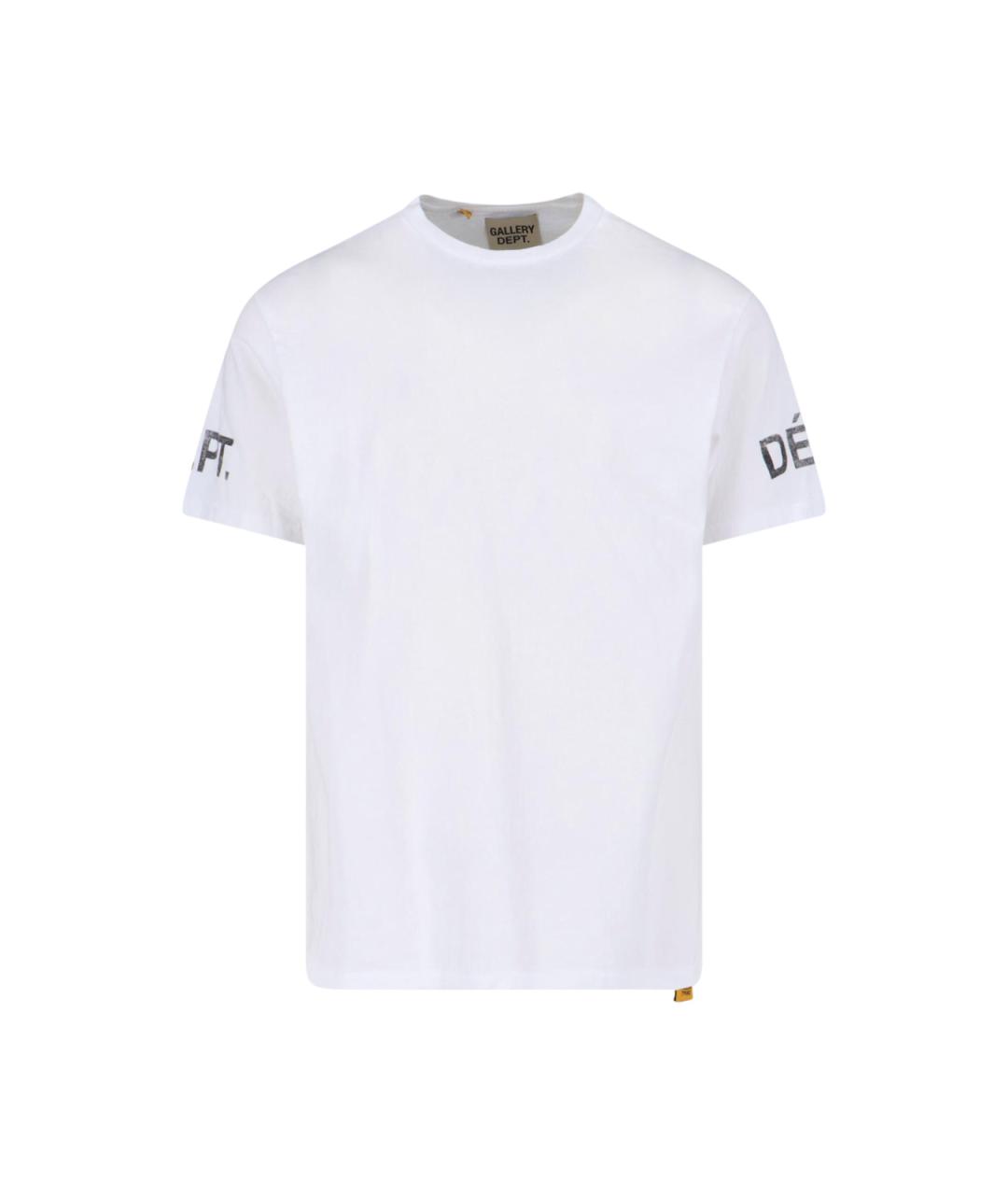 Gallery Dept Белая хлопковая футболка, фото 1