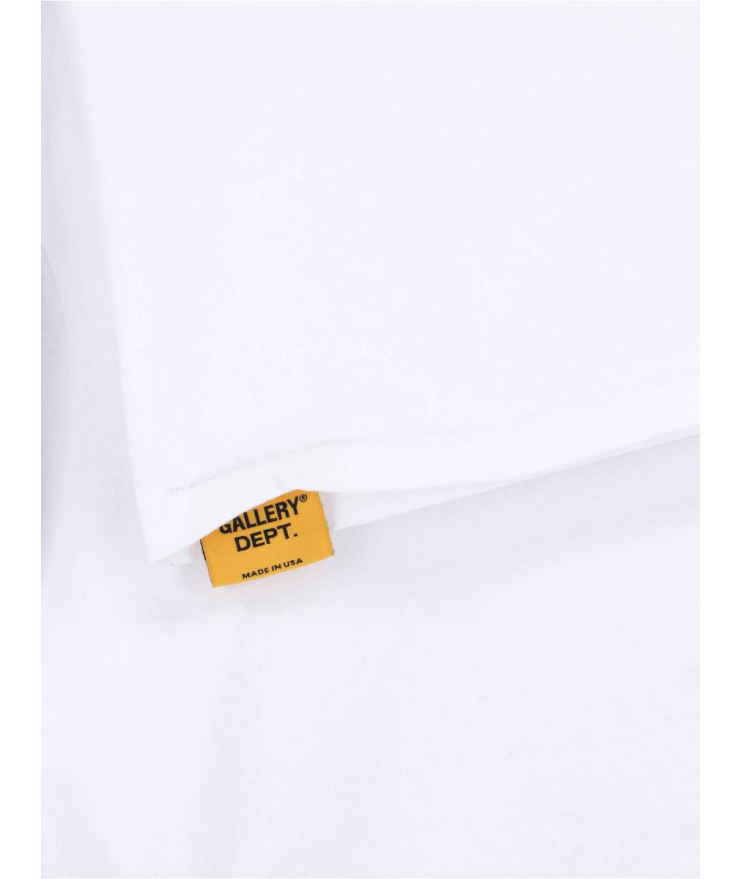 Gallery Dept Белая хлопковая футболка, фото 3