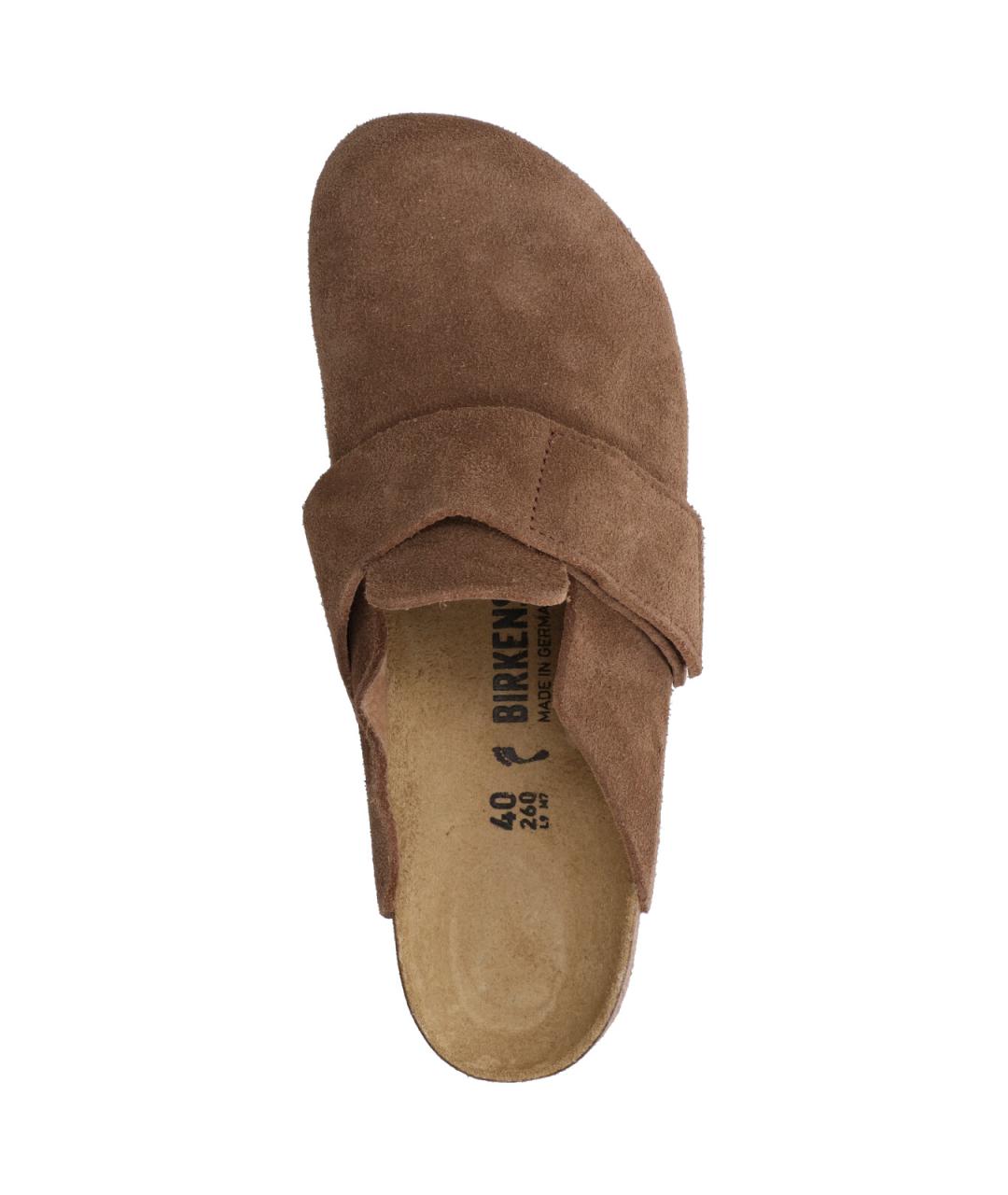 BIRKENSTOCK Коричневые замшевые сандалии, фото 5