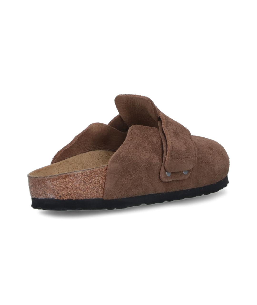 BIRKENSTOCK Коричневые замшевые сандалии, фото 4