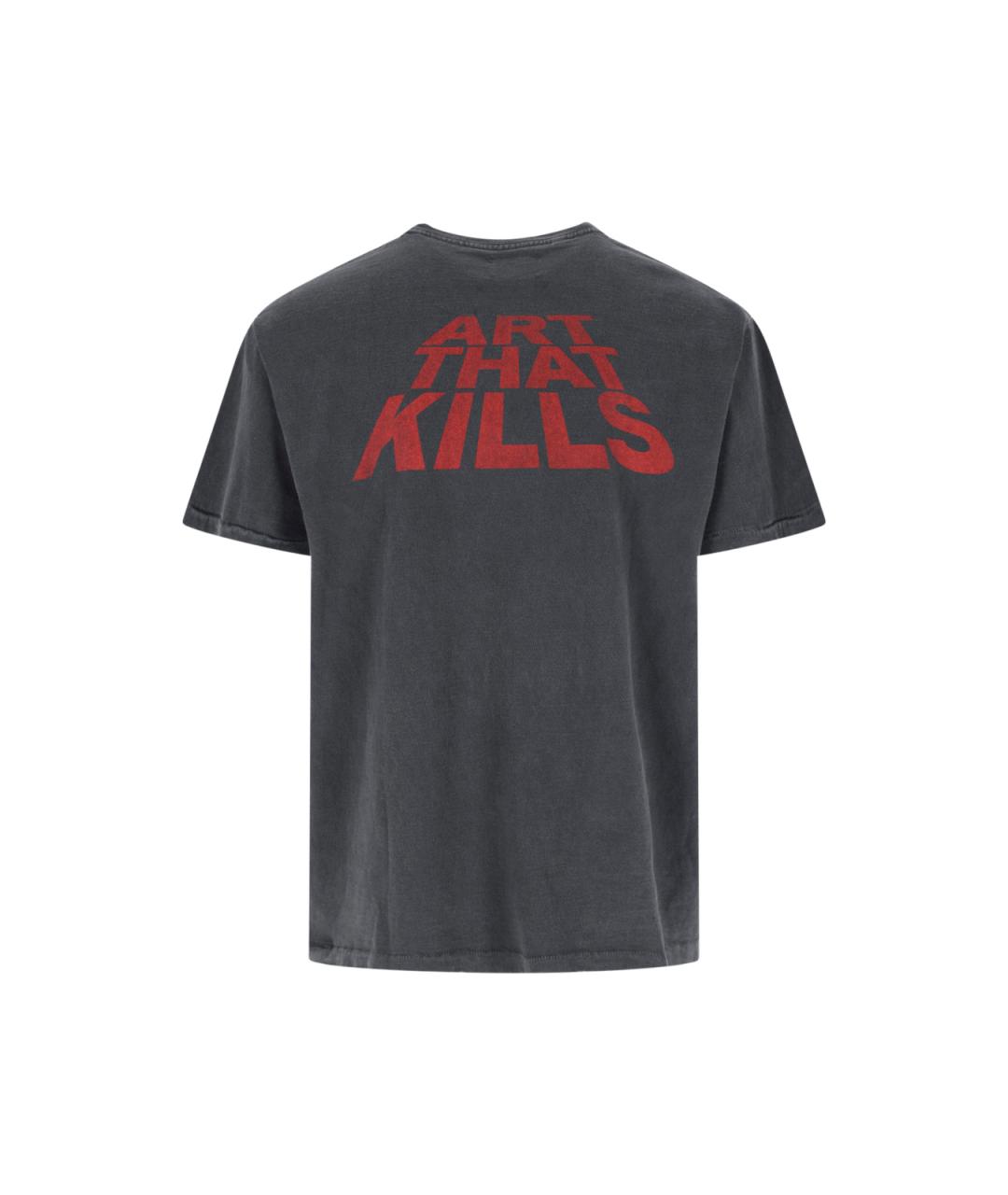 Gallery Dept Черная хлопковая футболка, фото 2