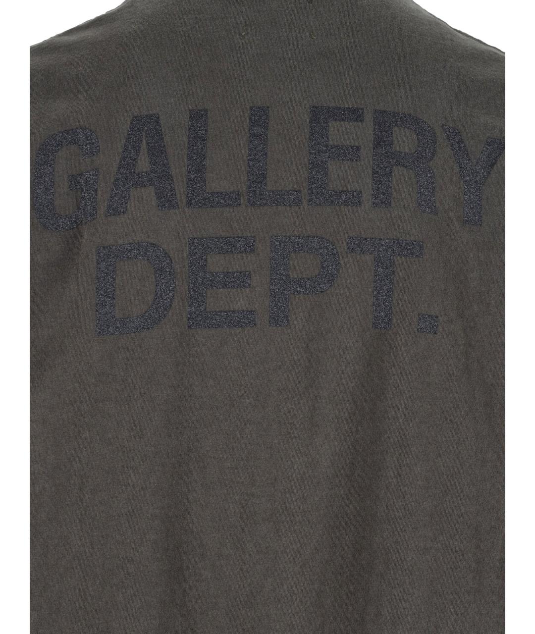 Gallery Dept Черная хлопковая футболка, фото 3