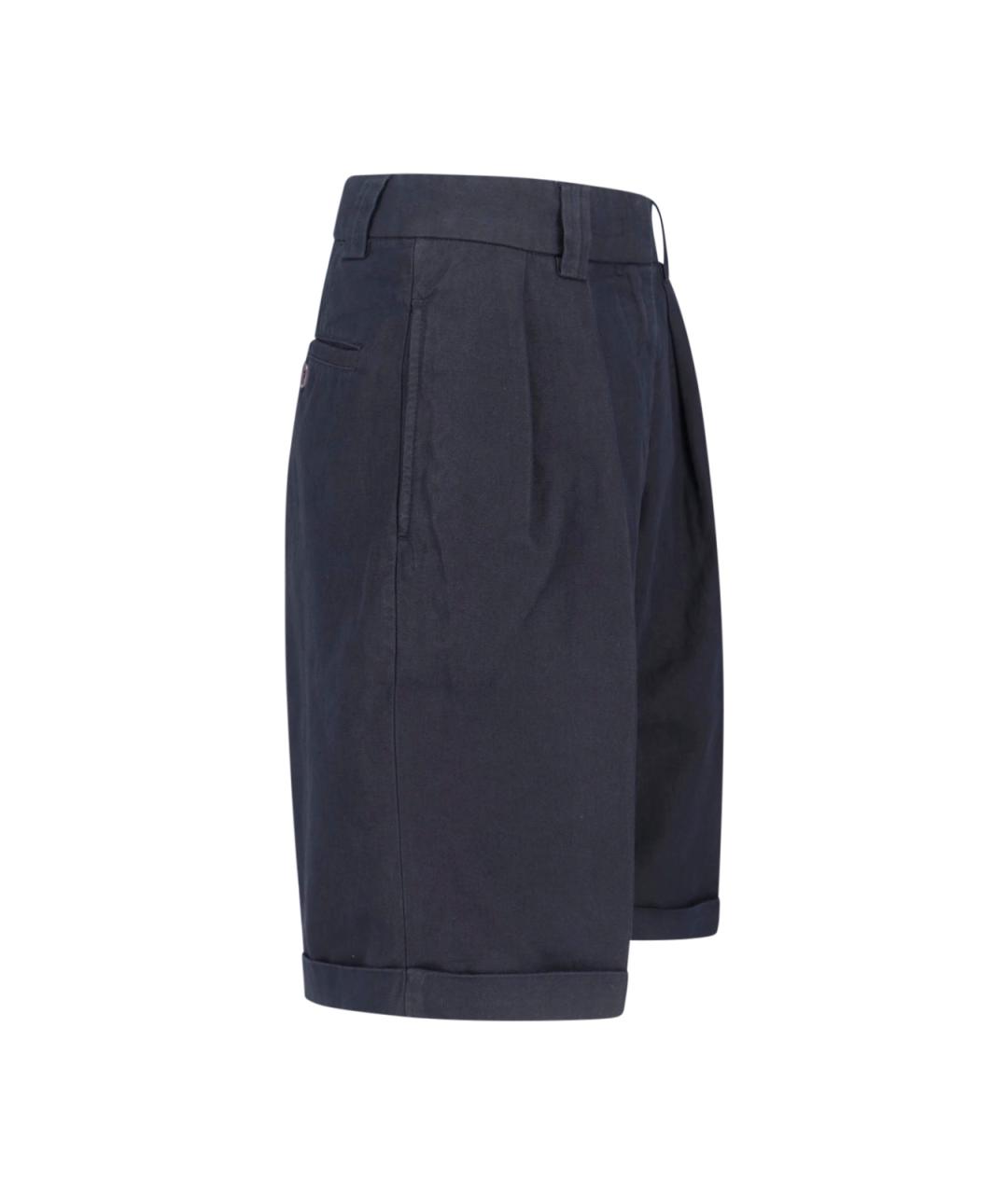 ASPESI Синие хлопковые шорты, фото 3