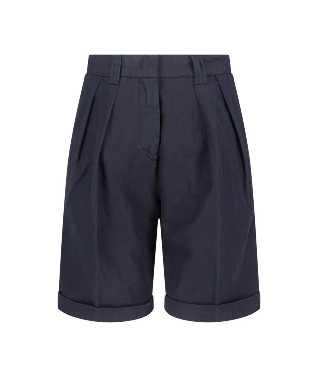 ASPESI Синие хлопковые шорты, фото 1