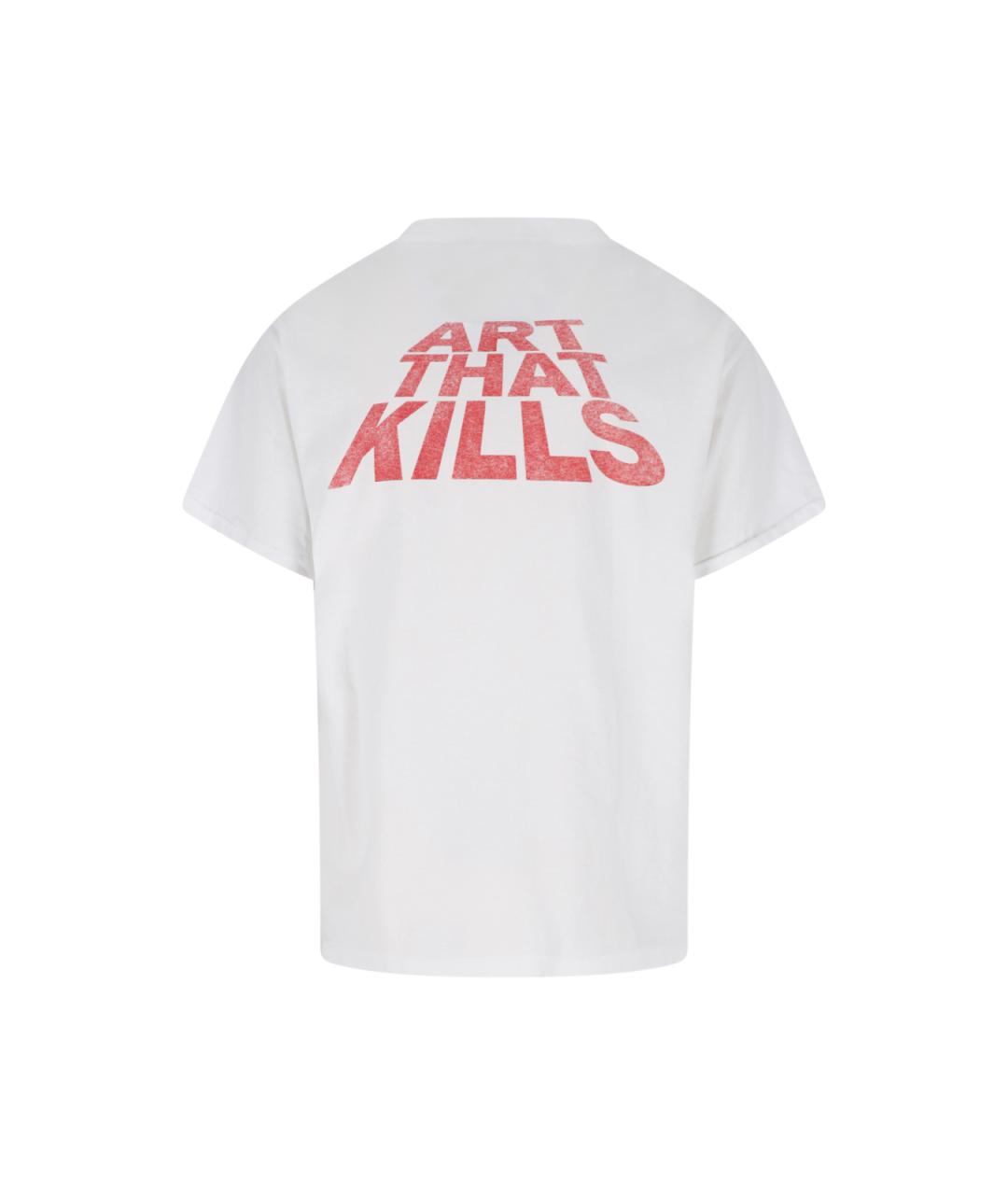 Gallery Dept Белая хлопковая футболка, фото 2