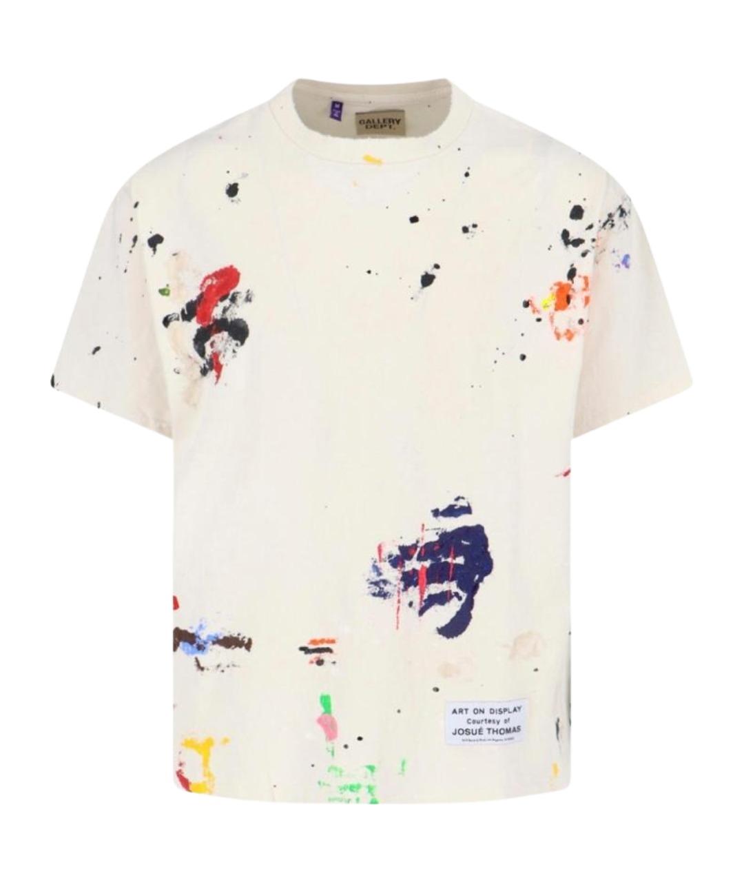 Gallery Dept Белая хлопковая футболка, фото 1