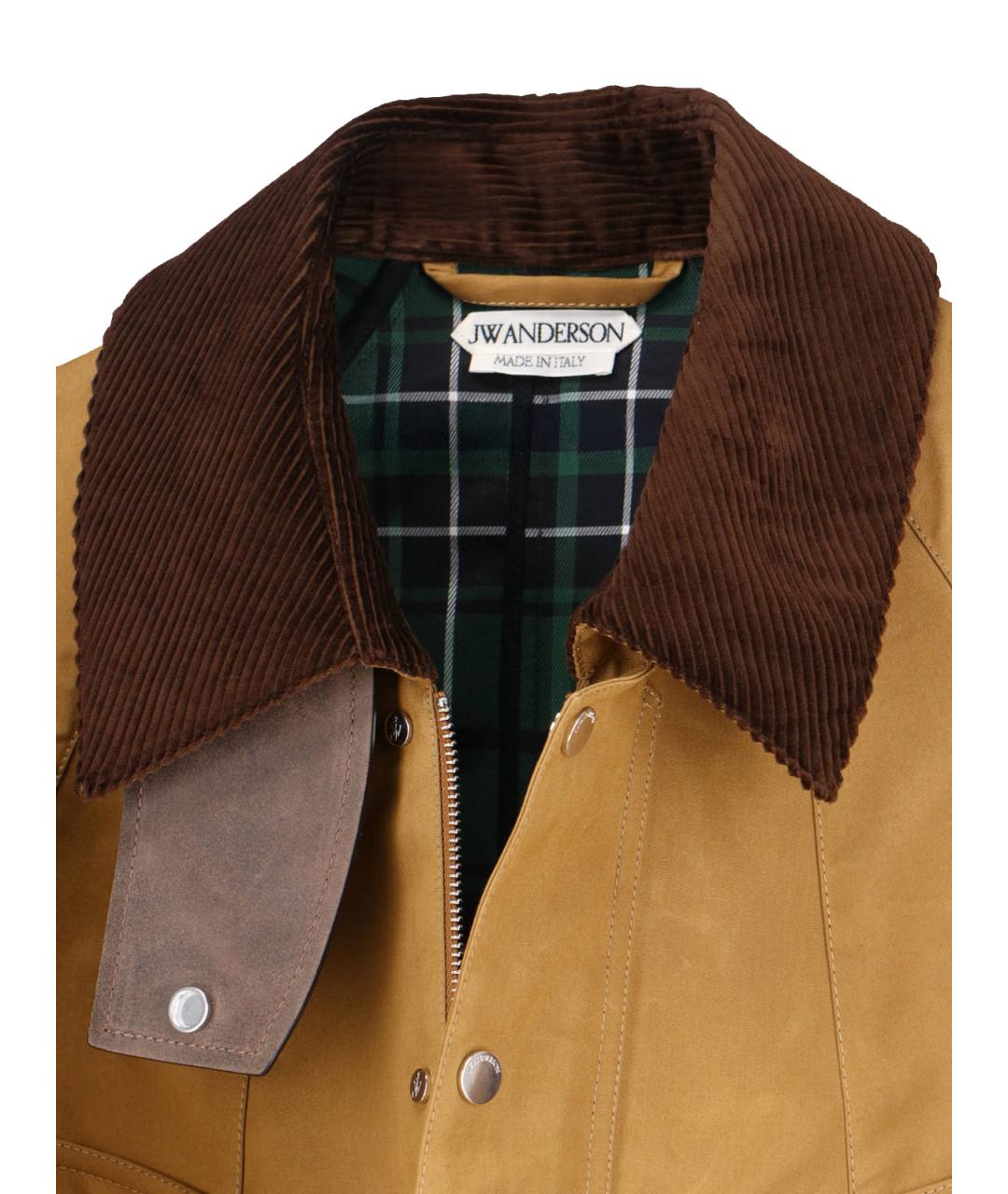 J.W.ANDERSON Коричневая хлопковая куртка, фото 4