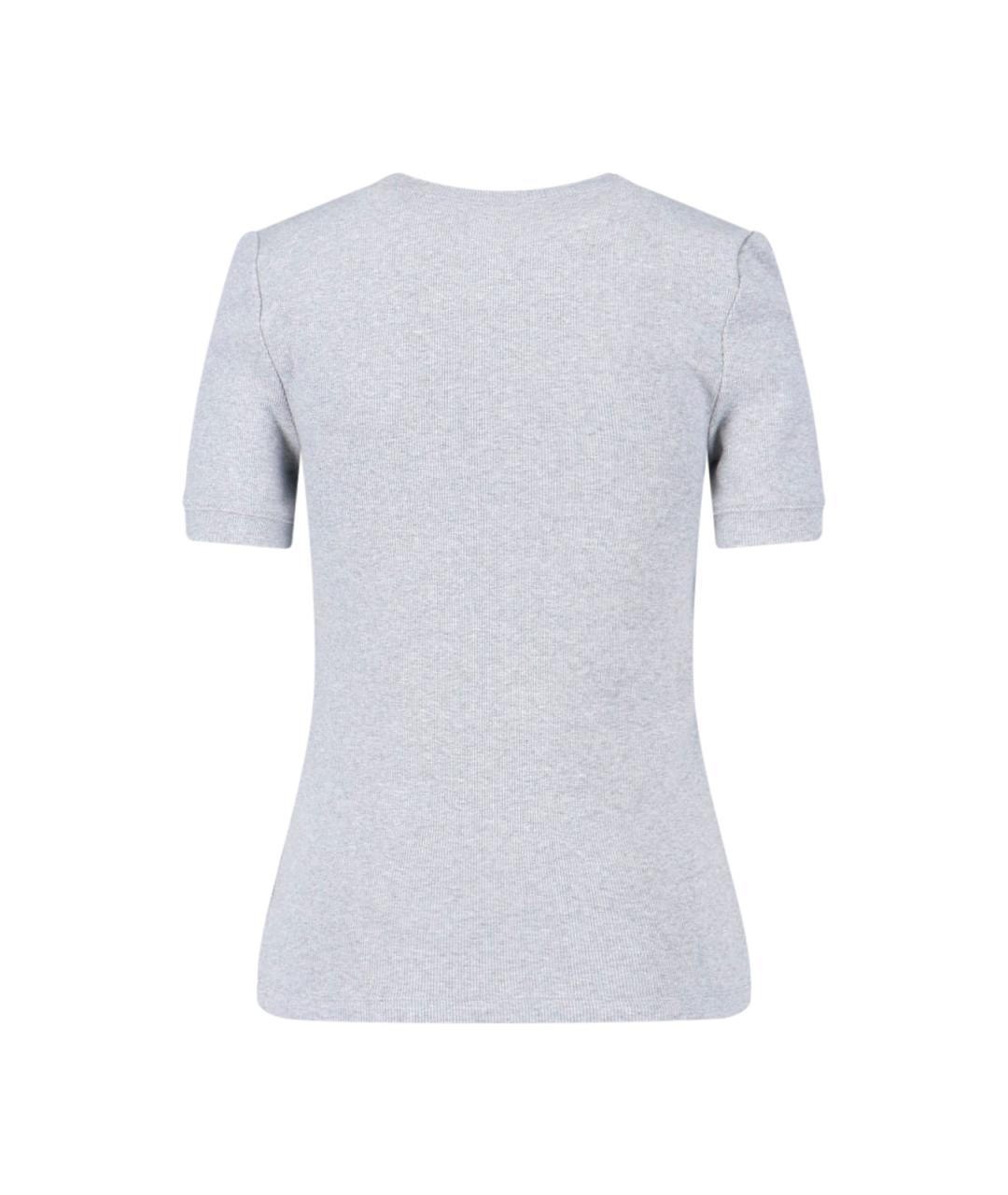 entire studios Серая хлопковая футболка, фото 2