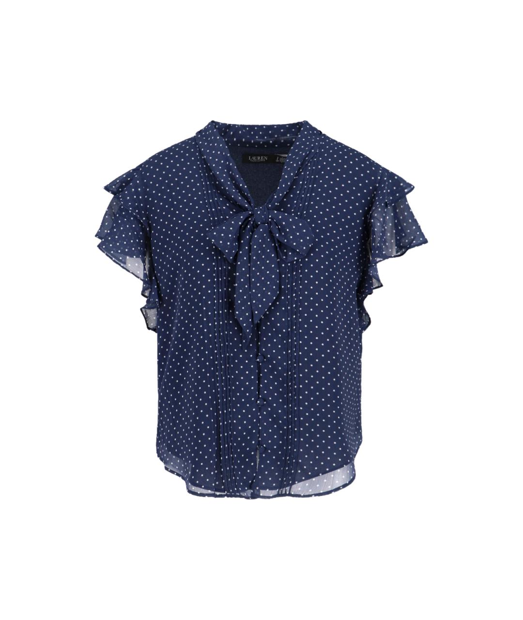 RALPH LAUREN Синяя полиэстеровая блузы, фото 1
