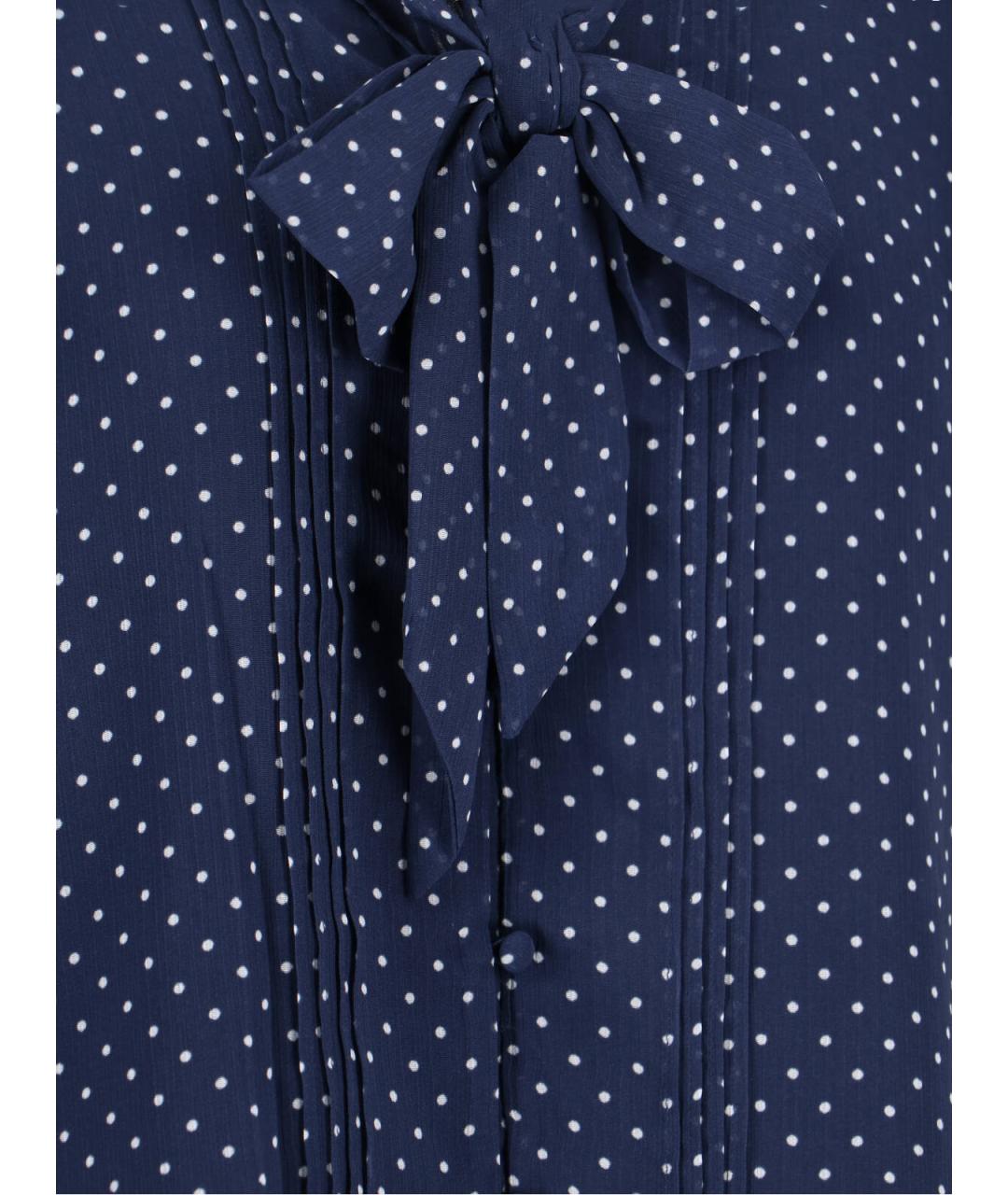 RALPH LAUREN Синяя полиэстеровая блузы, фото 3