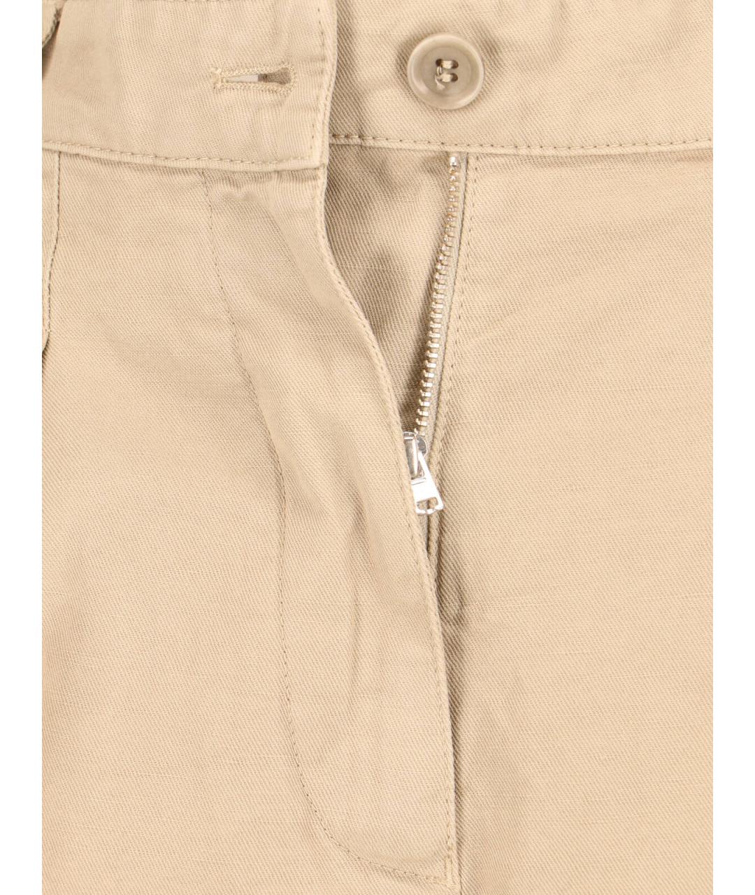 ASPESI Бежевые хлопковые шорты, фото 5