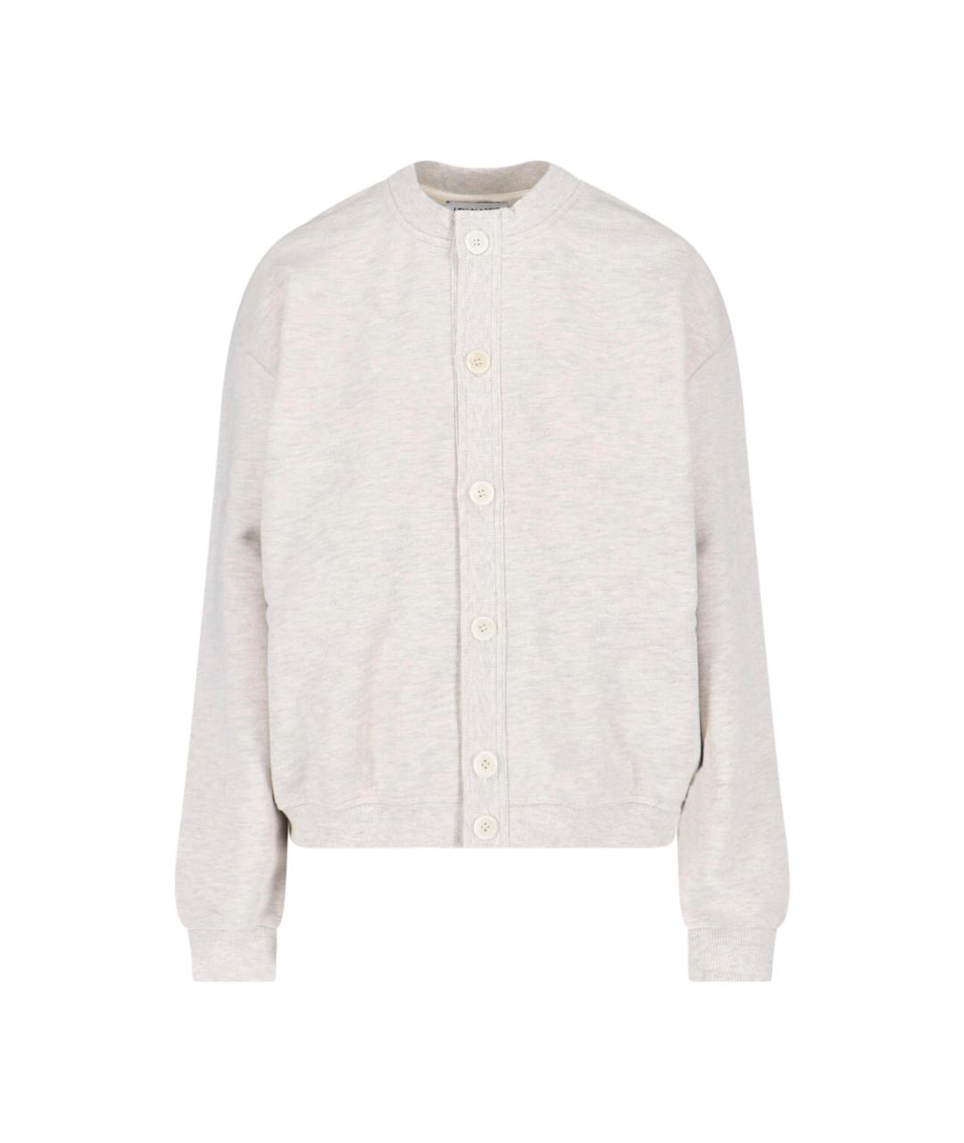 LOW CLASSIC Серый хлопковый кардиган, фото 1