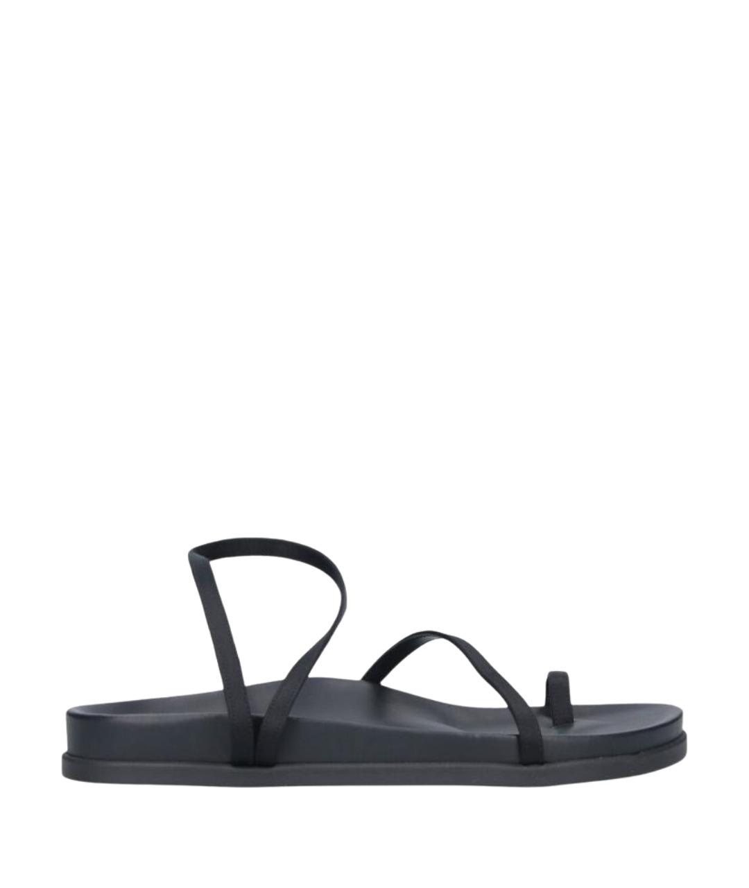 ANCIENT GREEK Черные текстильные босоножки, фото 1