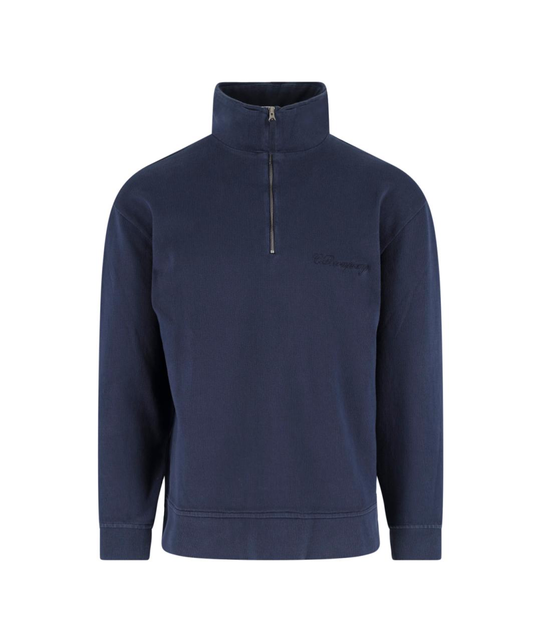 CP COMPANY Синий хлопковый джемпер / свитер, фото 1