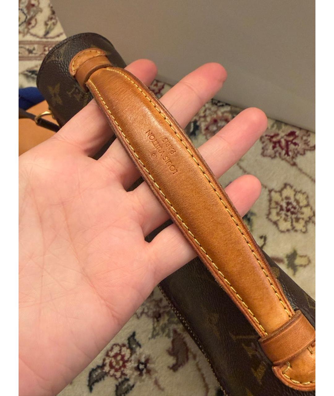 LOUIS VUITTON Коричневая сумка через плечо, фото 3