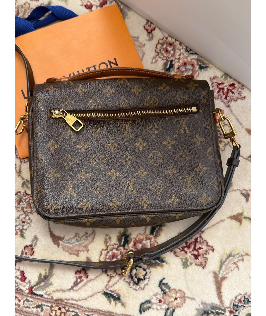 LOUIS VUITTON Коричневая сумка через плечо, фото 2