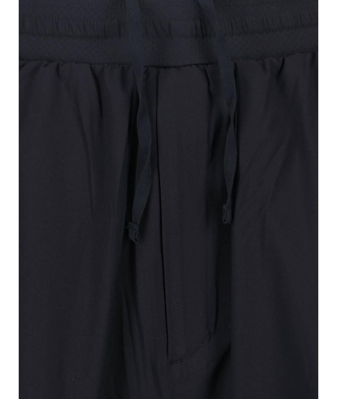 Y-3 Черные полиэстеровые шорты, фото 5