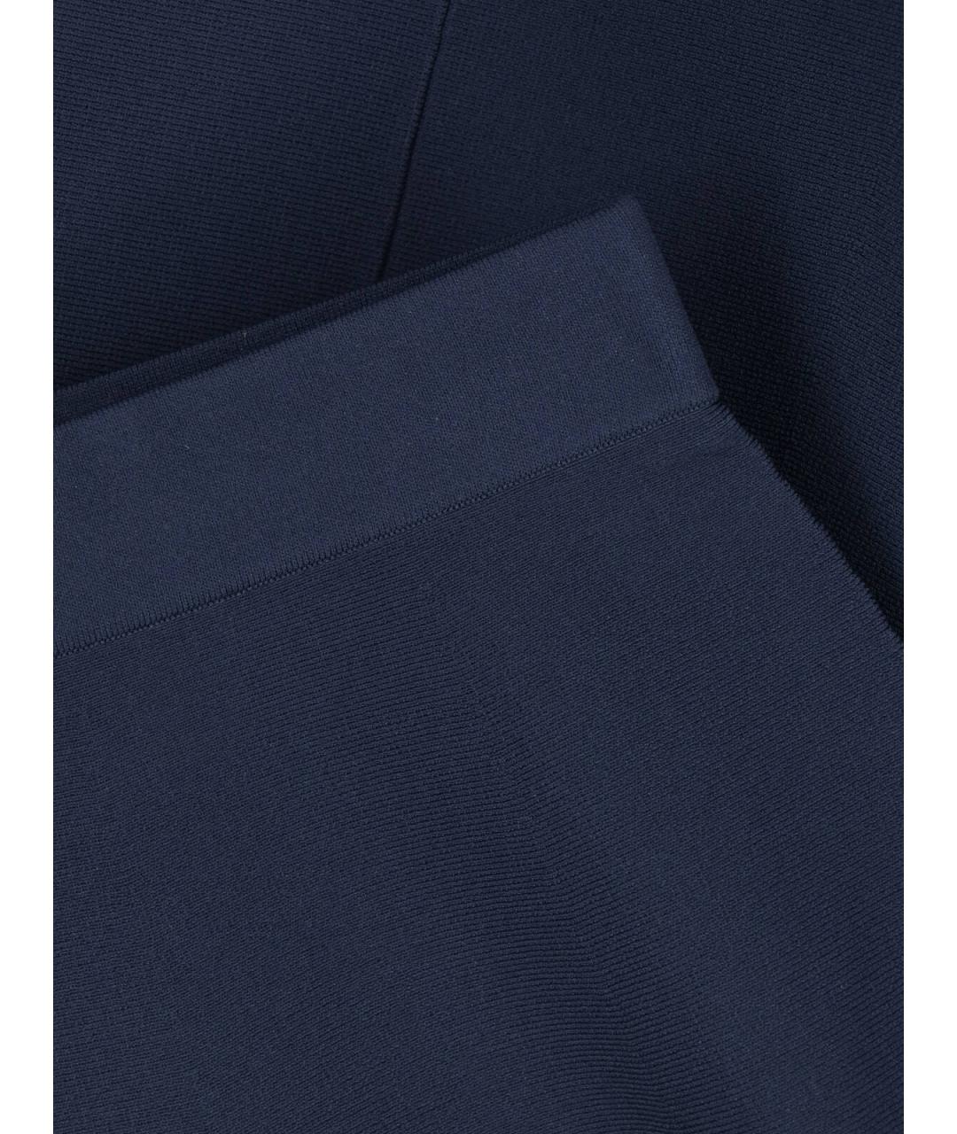 MAX MARA Синяя вискозная юбка миди, фото 5