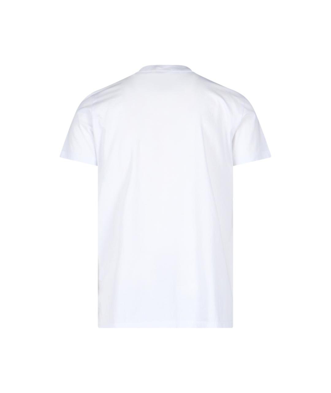 ASPESI Белая хлопковая футболка, фото 2