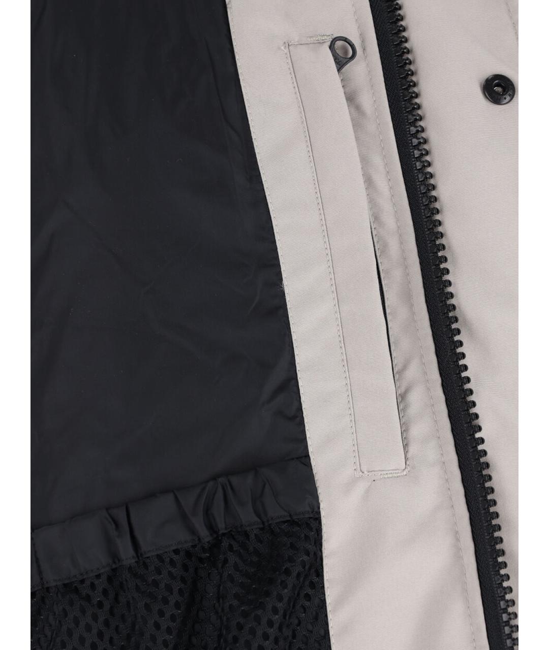 CANADA GOOSE Бежевая полиэстеровая куртка, фото 4