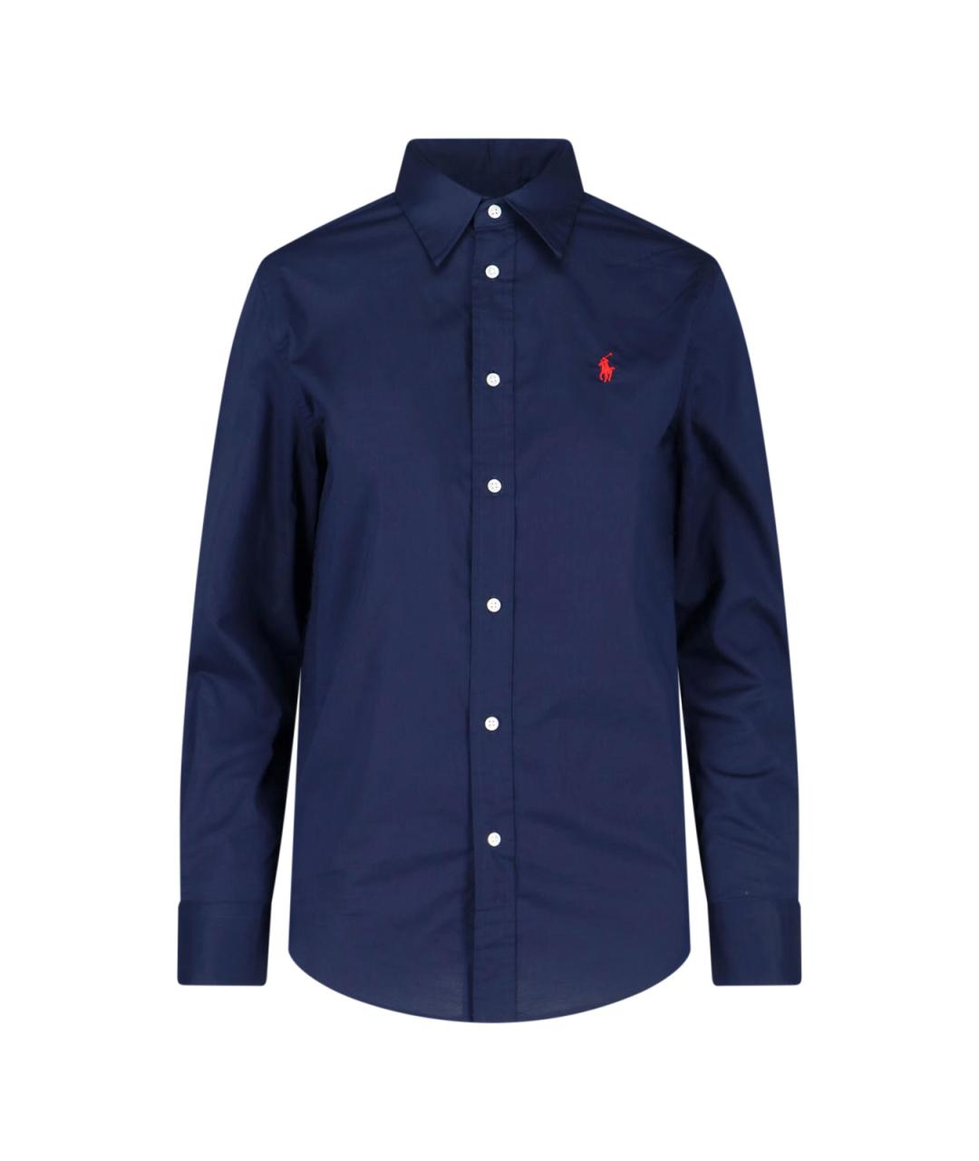 POLO RALPH LAUREN Синяя хлопковая рубашка, фото 1