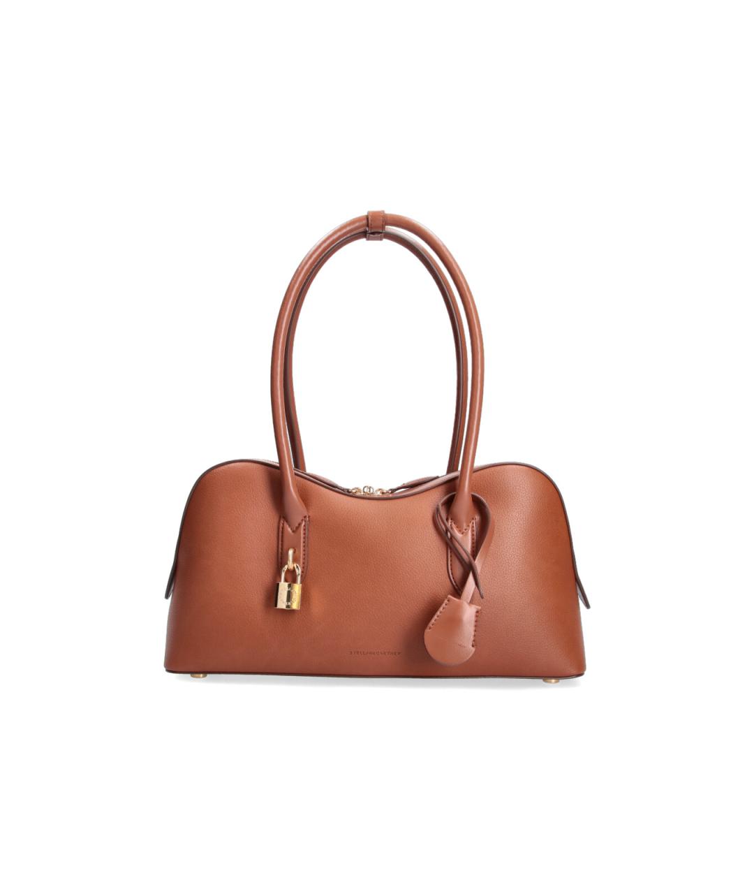 STELLA MCCARTNEY Коричневая сумка тоут из искусственной кожи, фото 1