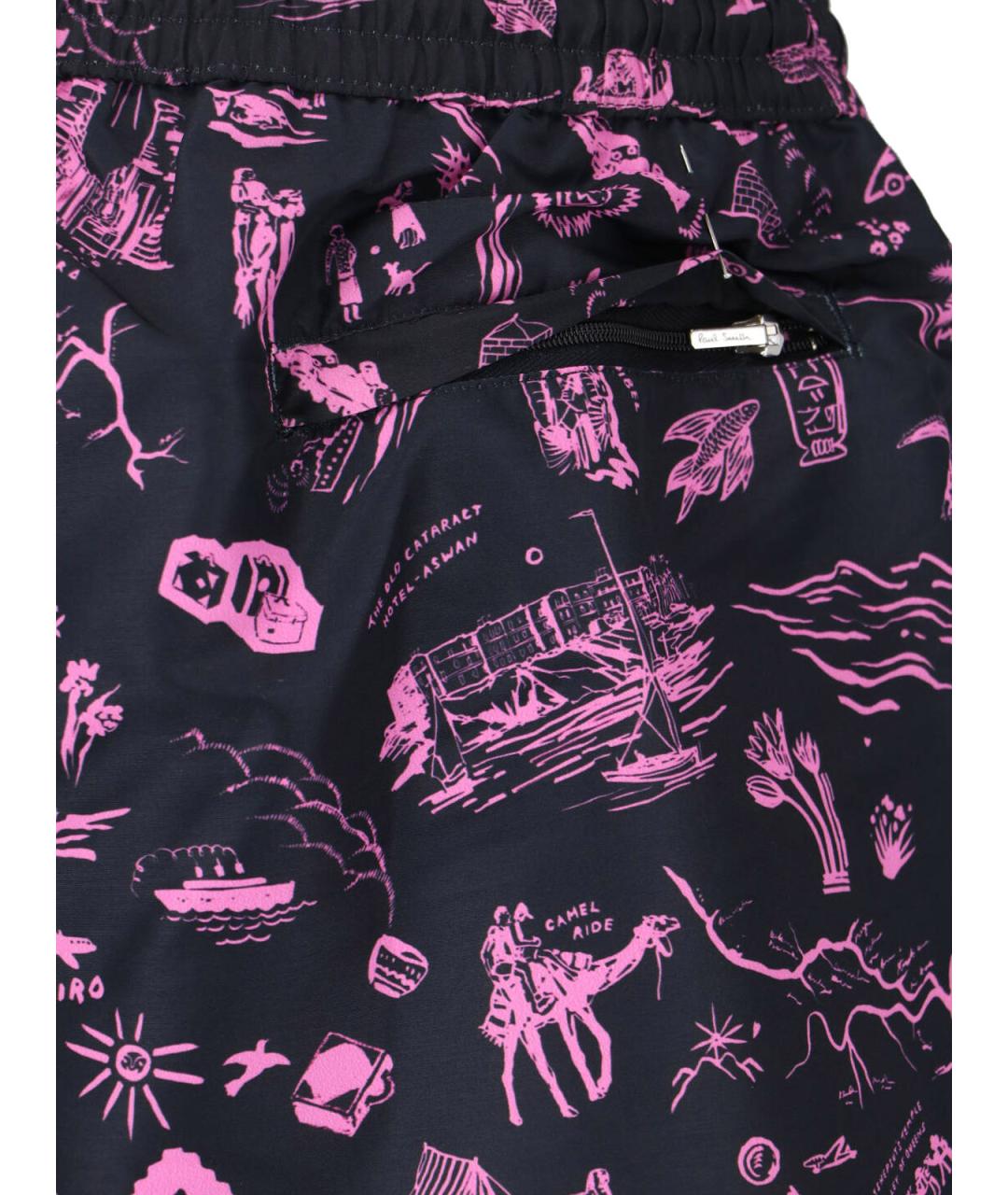 PAUL SMITH Мульти полиамидовые шорты, фото 4