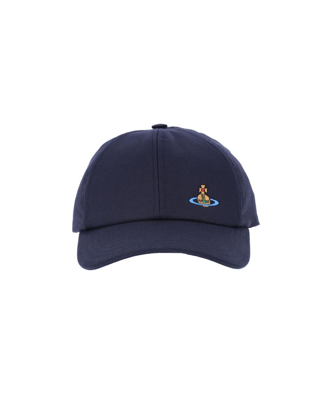 VIVIENNE WESTWOOD Синяя хлопковая кепка/бейсболка, фото 1