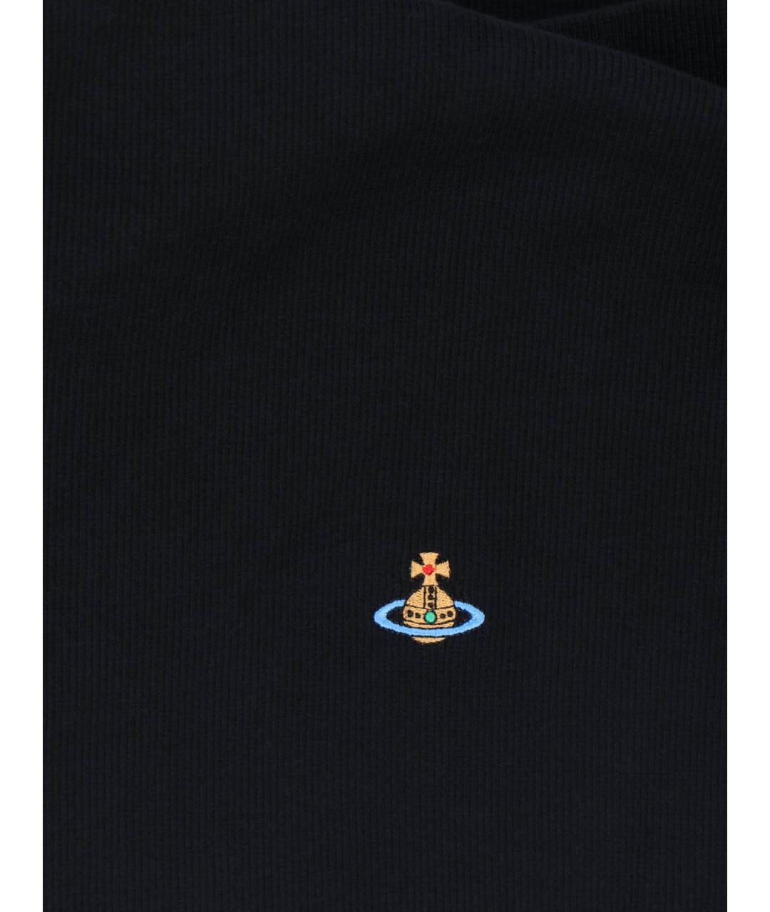 VIVIENNE WESTWOOD Черный хлопковый джемпер / свитер, фото 3