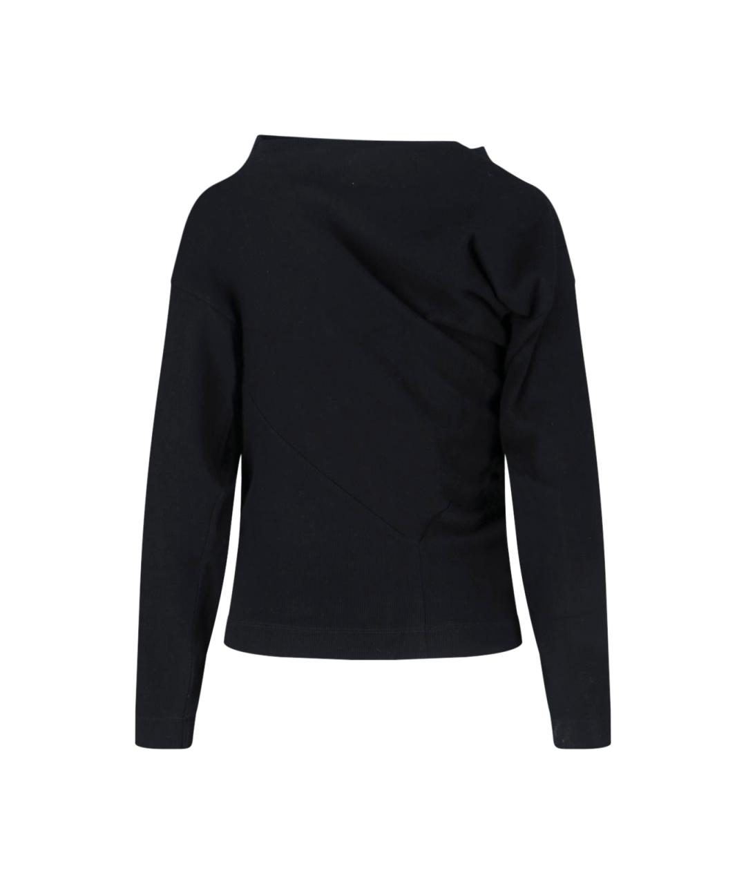 VIVIENNE WESTWOOD Черный хлопковый джемпер / свитер, фото 2