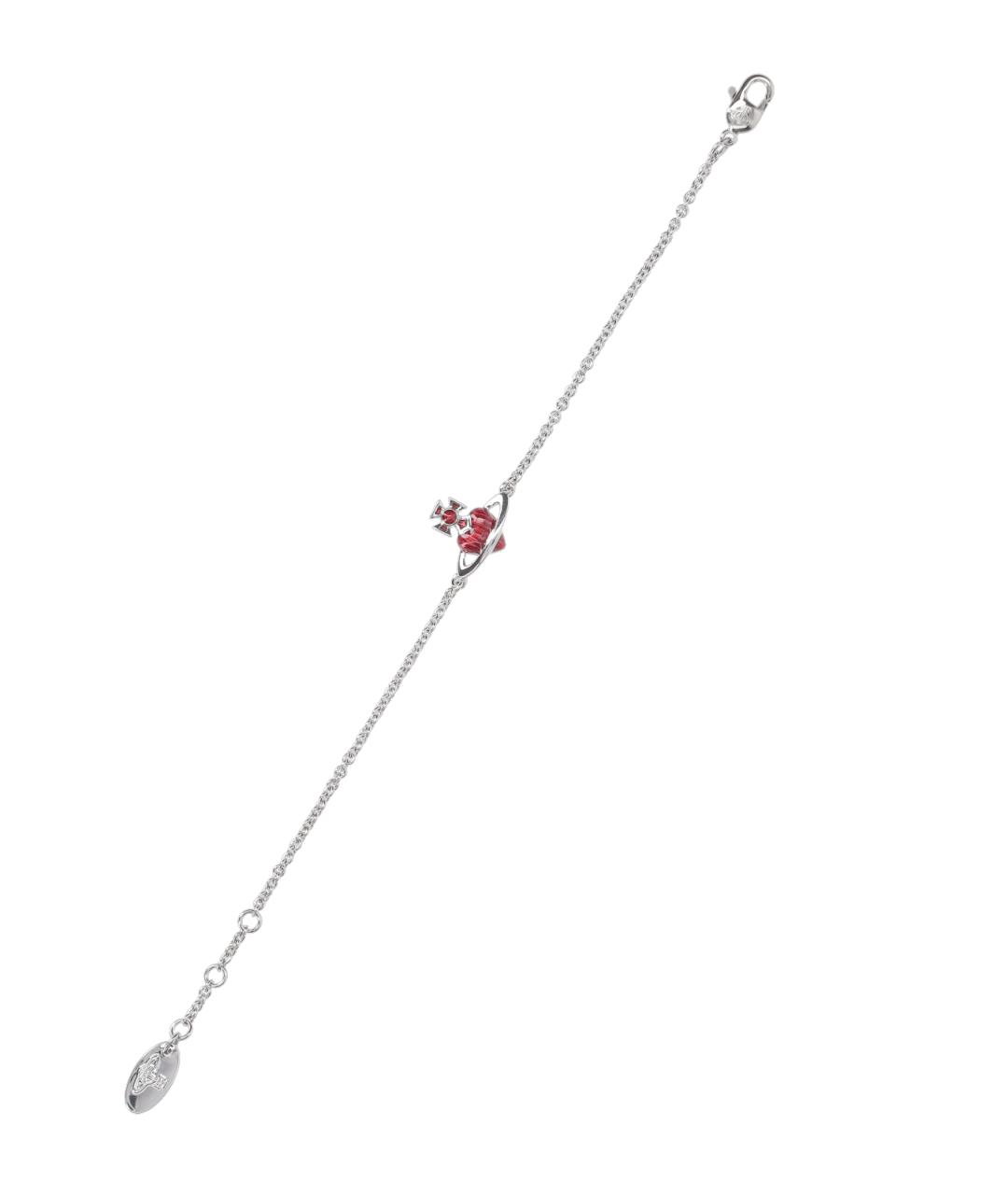 VIVIENNE WESTWOOD Серебрянный металлический браслет, фото 3