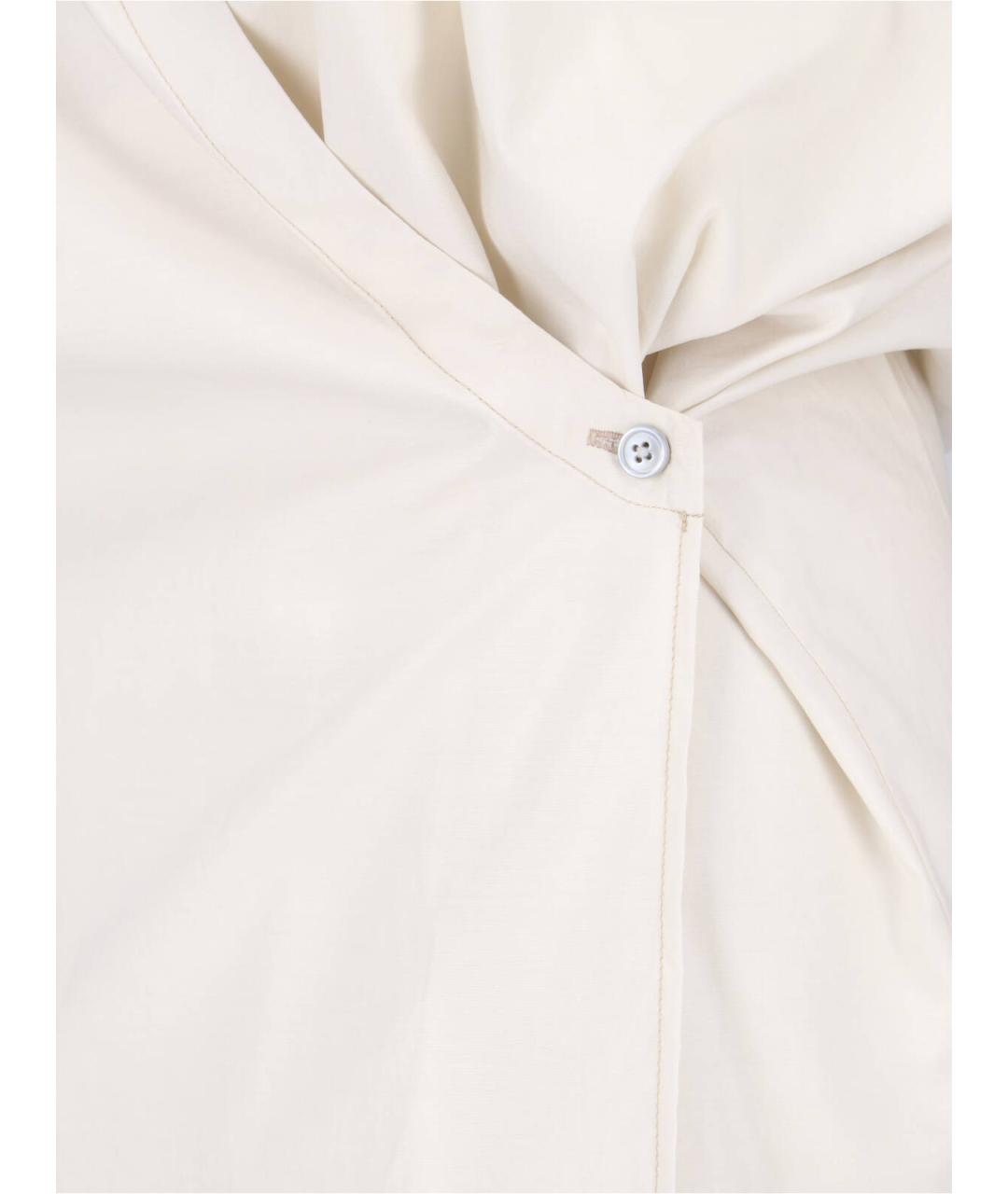 LEMAIRE Белая хлопковая рубашка, фото 3