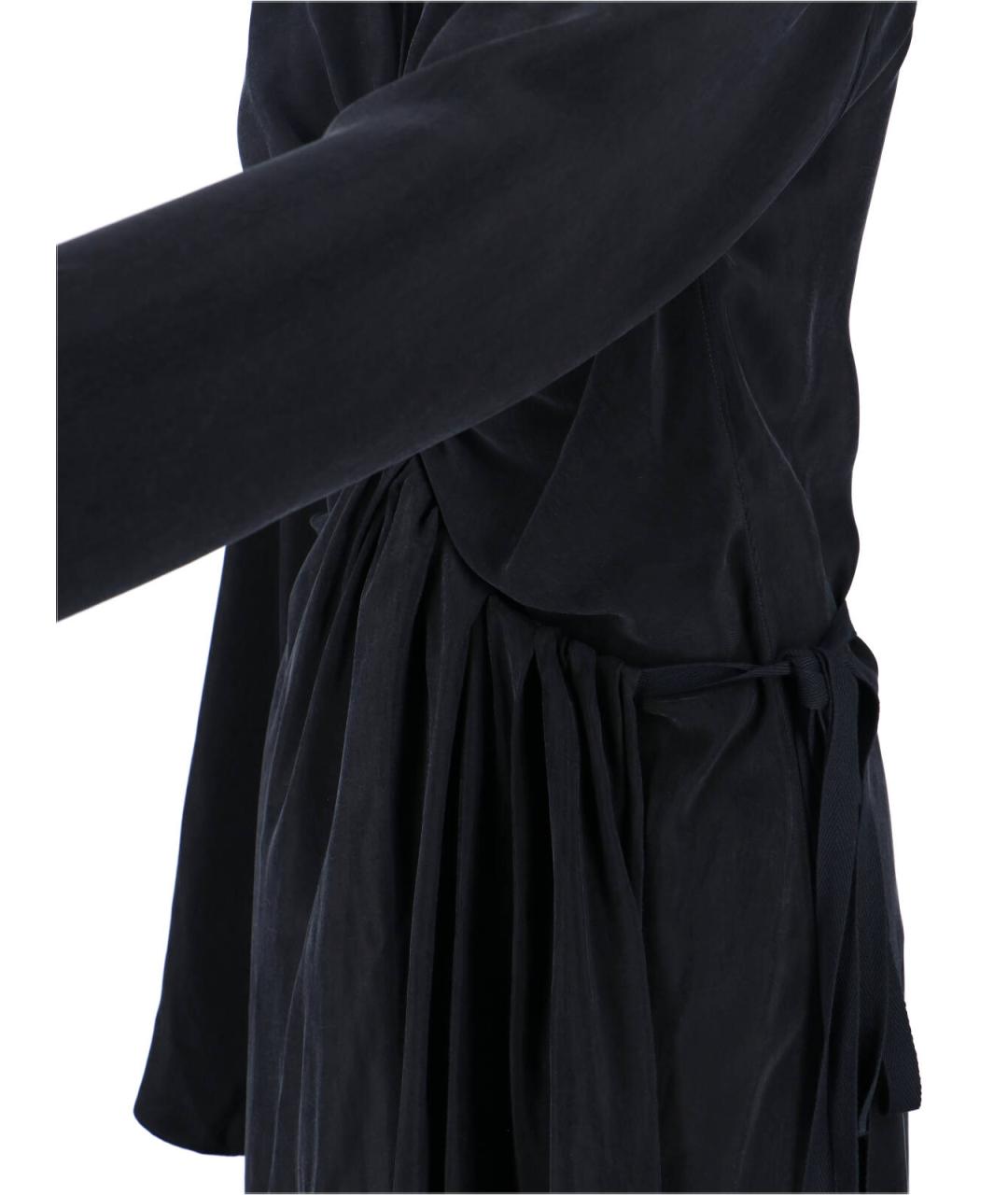 MAISON MARGIELA Черное вискозное повседневное платье, фото 4