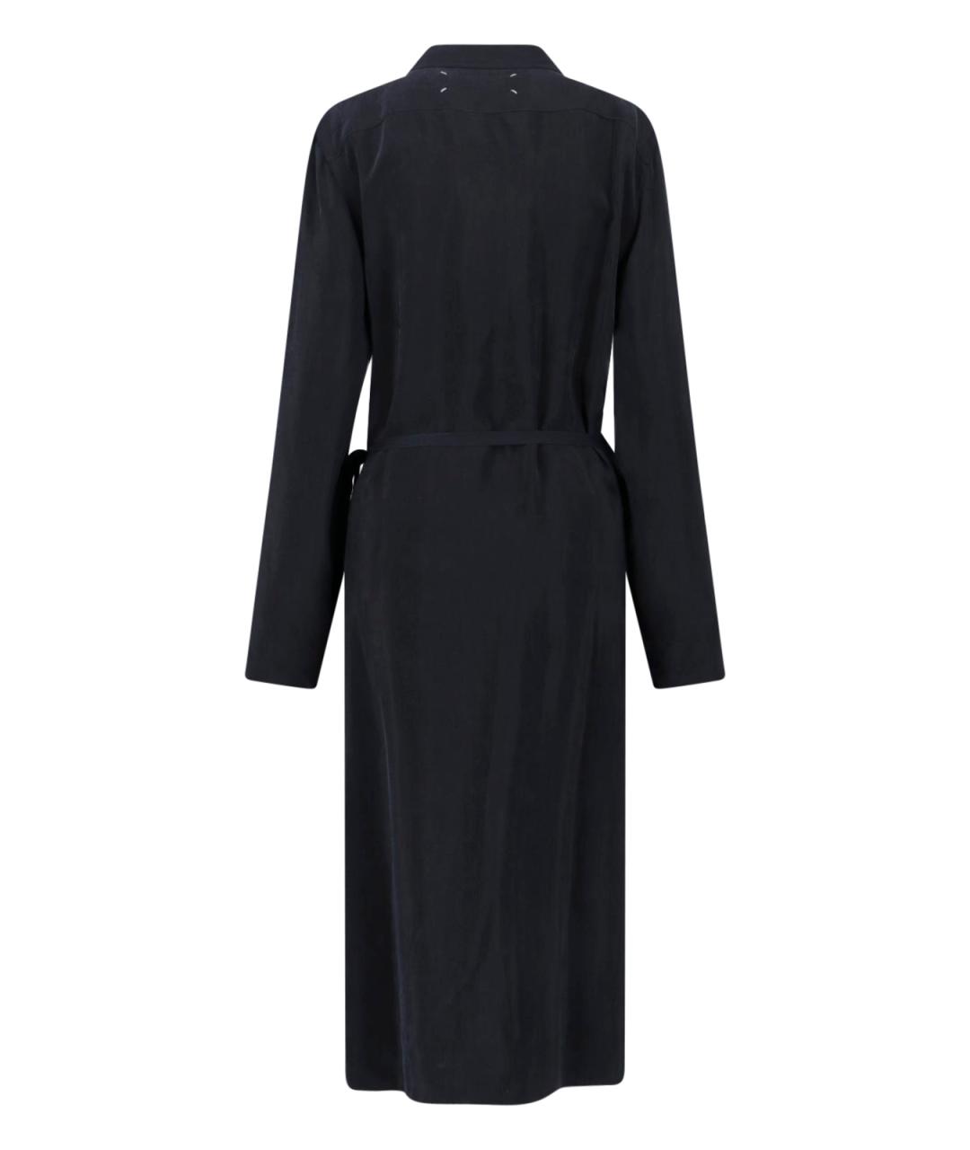 MAISON MARGIELA Черное вискозное повседневное платье, фото 2