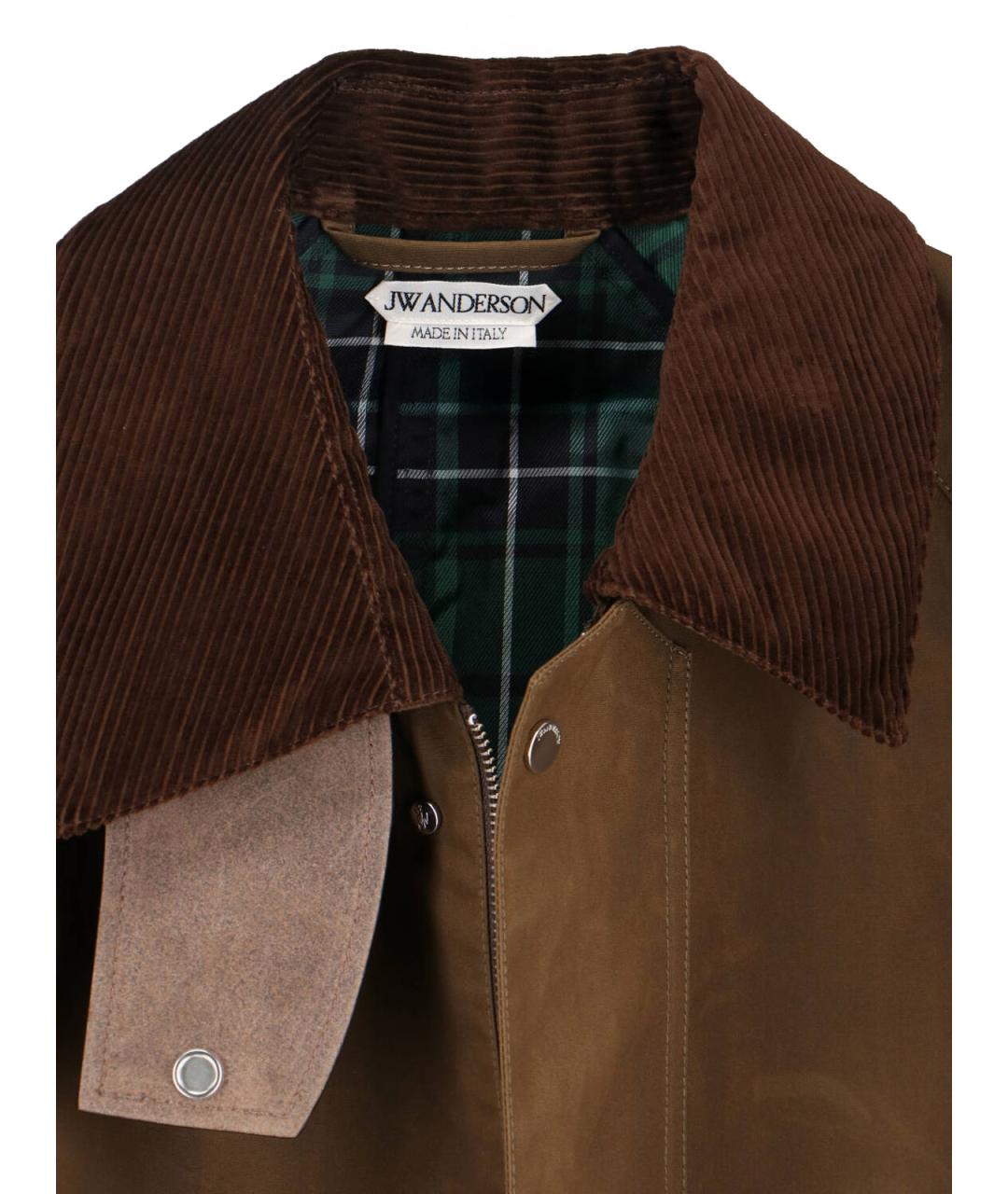 J.W.ANDERSON Коричневая хлопковая куртка, фото 4