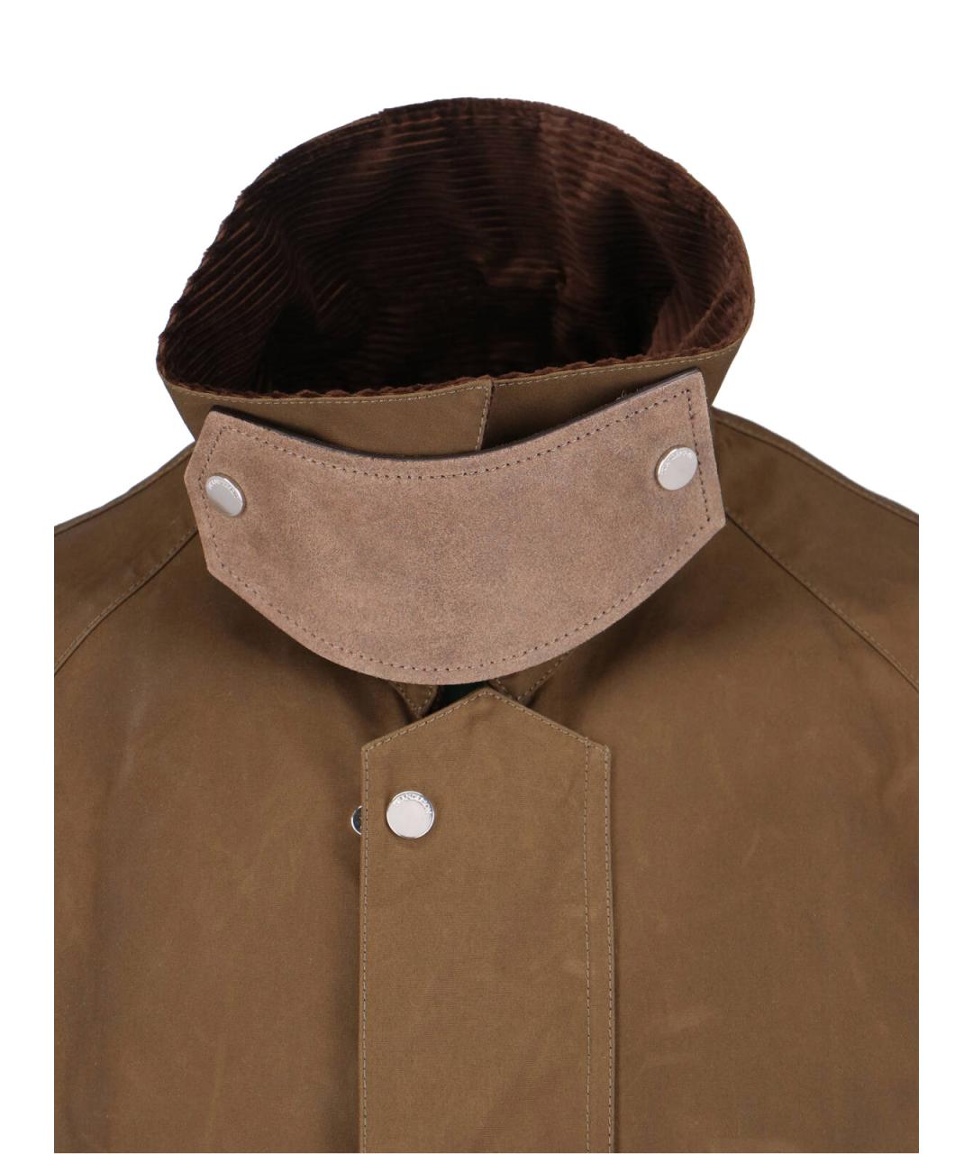 J.W.ANDERSON Коричневая хлопковая куртка, фото 3