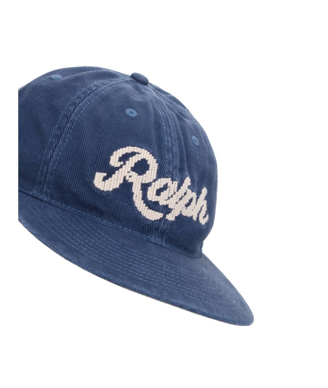 POLO RALPH LAUREN Синяя хлопковая кепка/бейсболка, фото 3