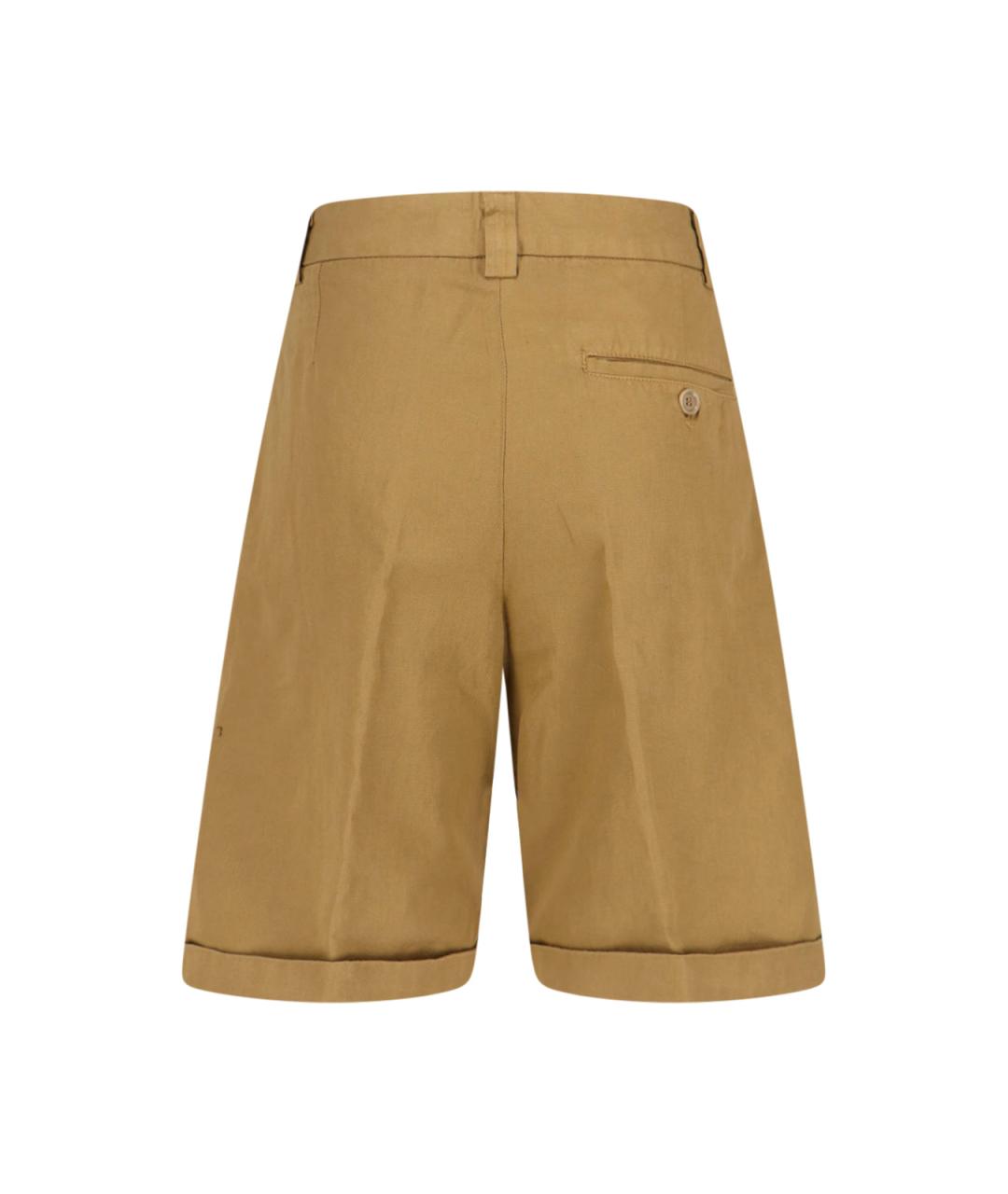 ASPESI Бежевые хлопковые шорты, фото 2