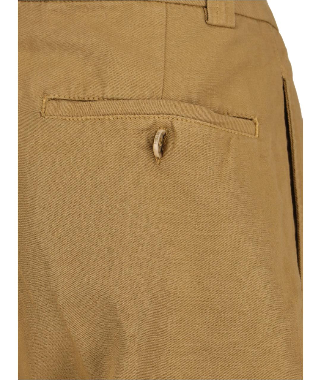 ASPESI Бежевые хлопковые шорты, фото 4