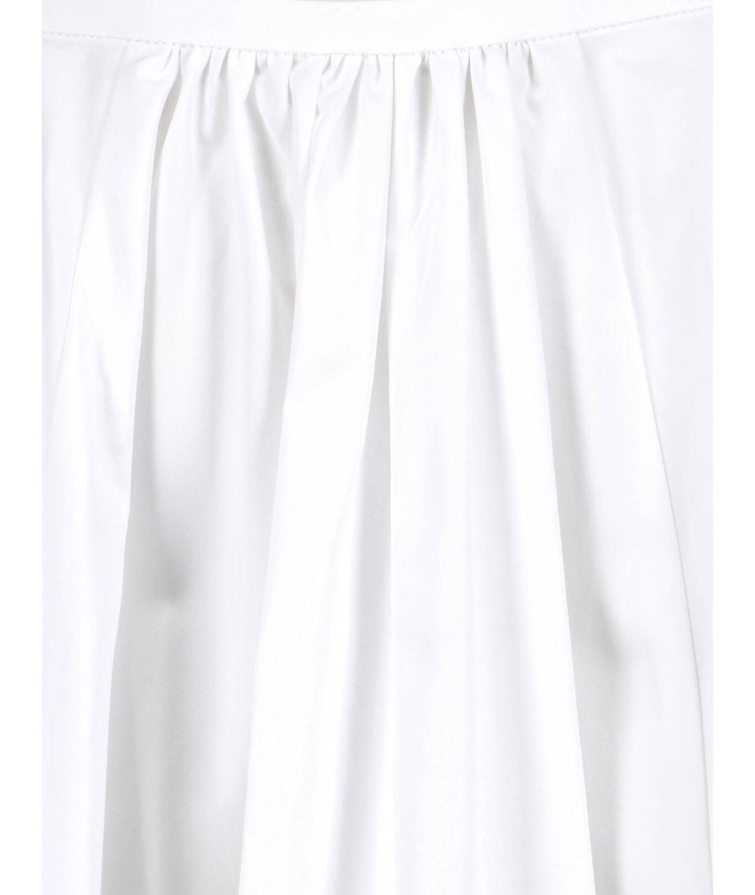 ASPESI Белая хлопковая юбка миди, фото 5