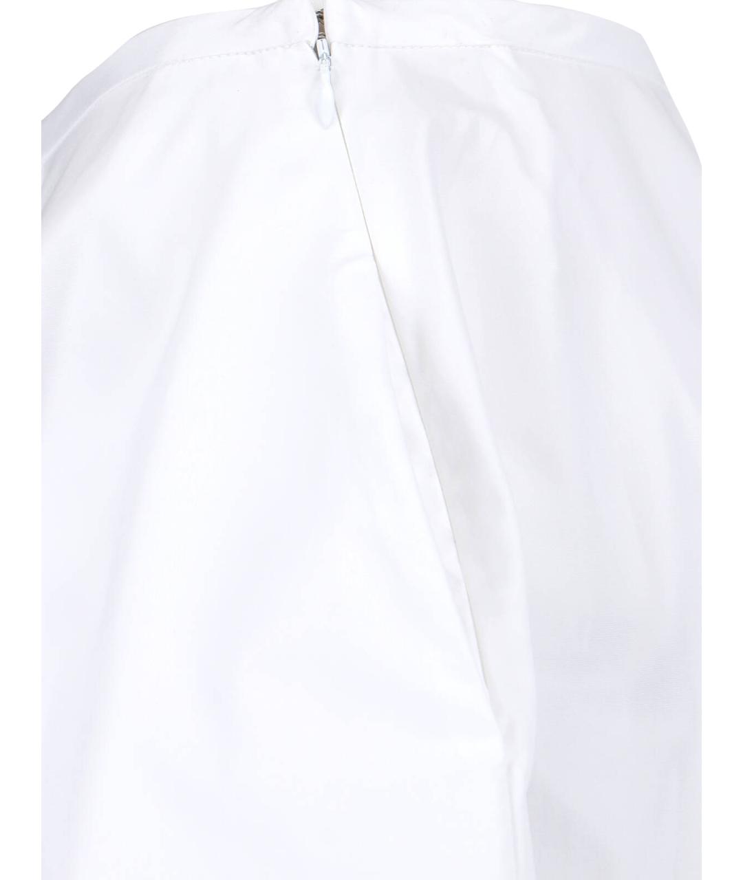 ASPESI Белая хлопковая юбка миди, фото 4