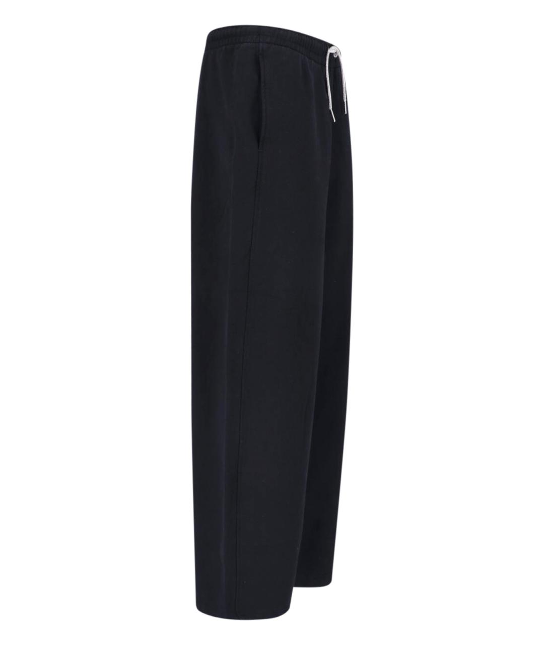 ALEXANDER WANG Черные полиэстеровые прямые брюки, фото 3