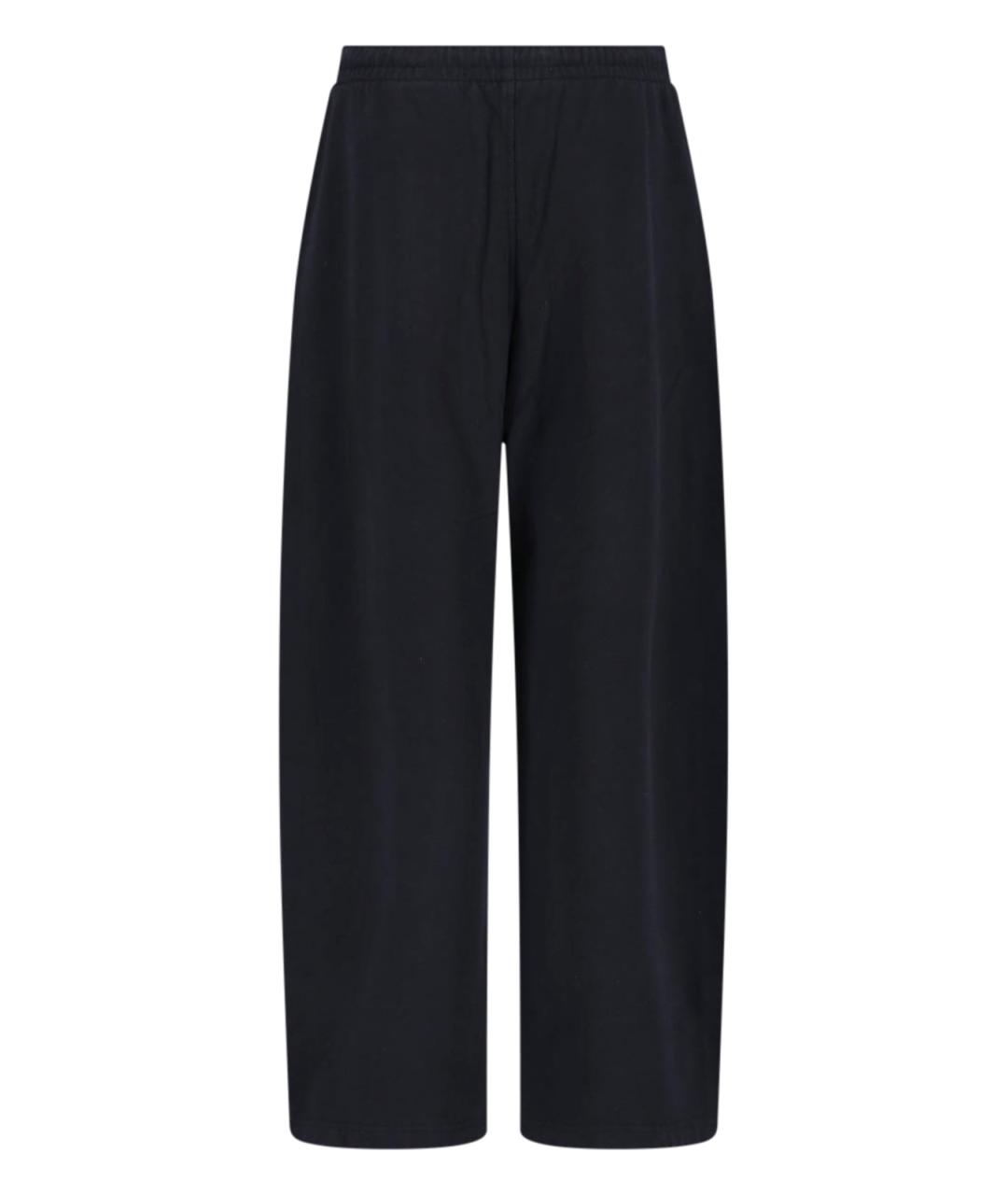 ALEXANDER WANG Черные полиэстеровые прямые брюки, фото 2
