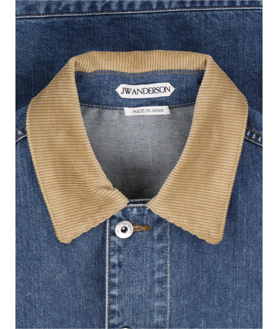 J.W.ANDERSON Синяя хлопковая куртка, фото 4