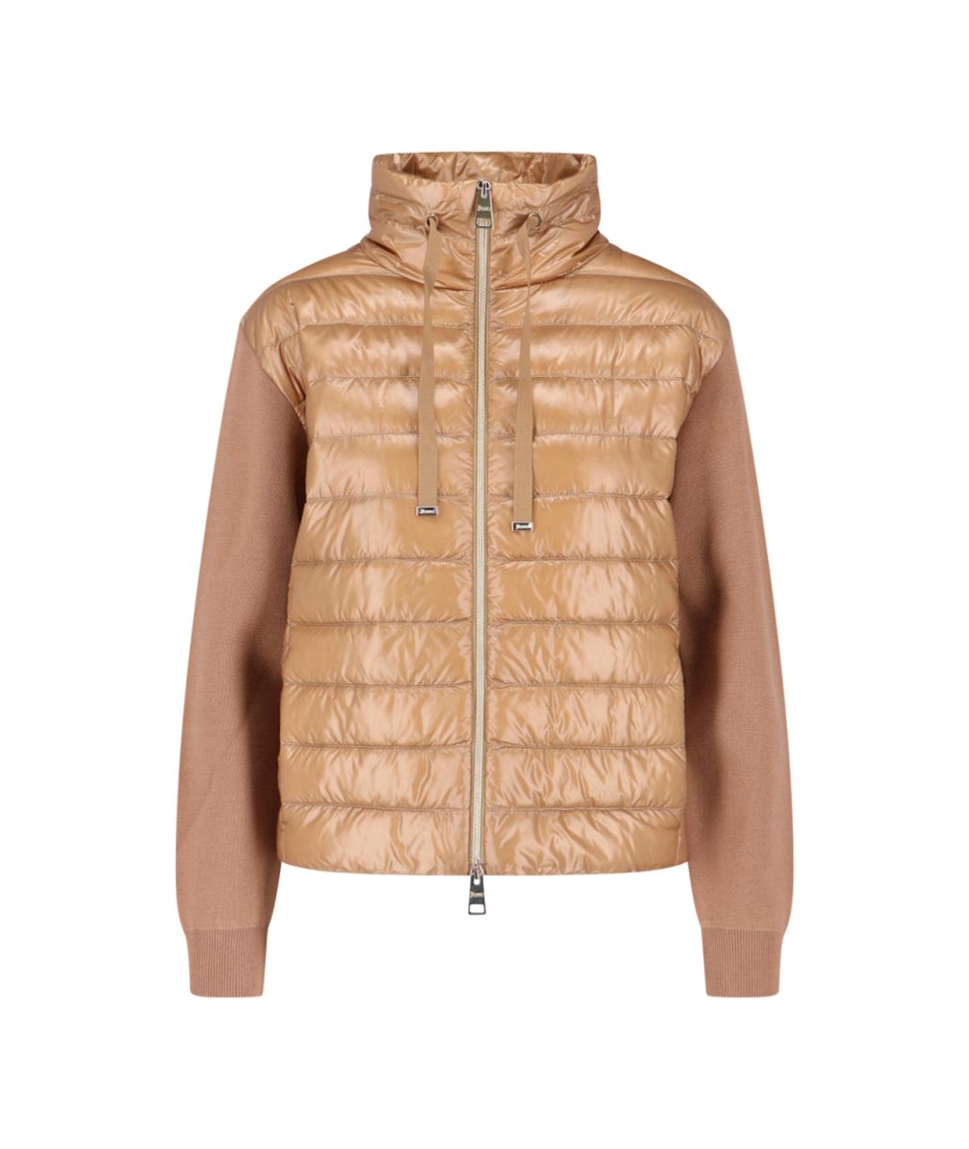 HERNO Коричневая хлопковая куртка, фото 1