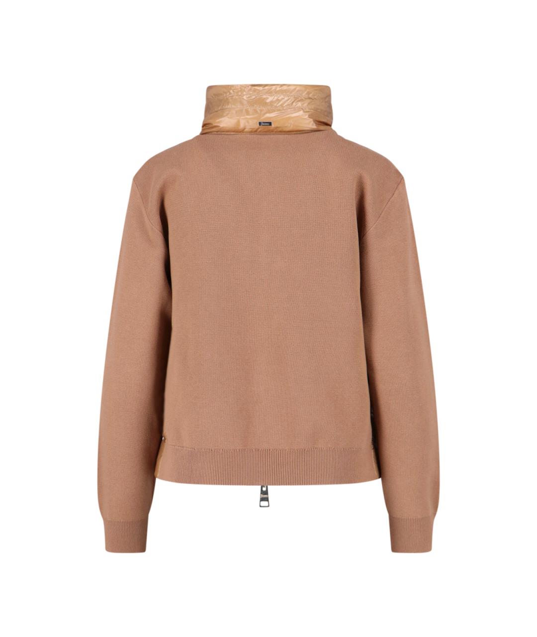 HERNO Коричневая хлопковая куртка, фото 2