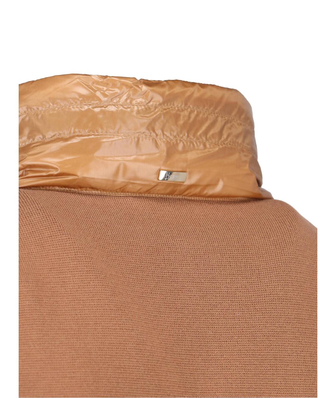 HERNO Коричневая хлопковая куртка, фото 3