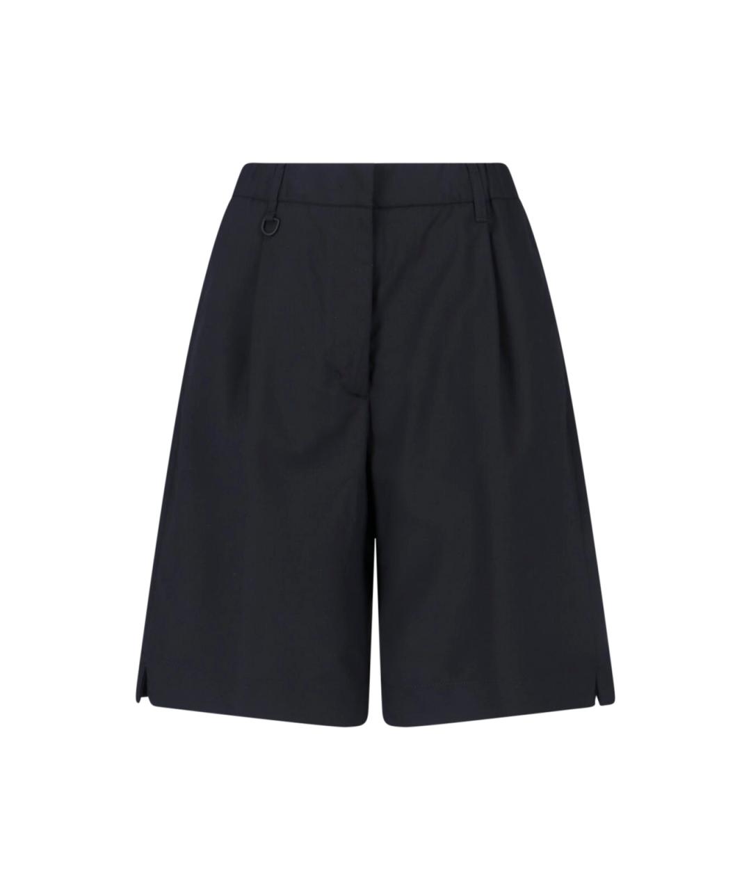 LAMINAR Черные полиэстеровые шорты, фото 1