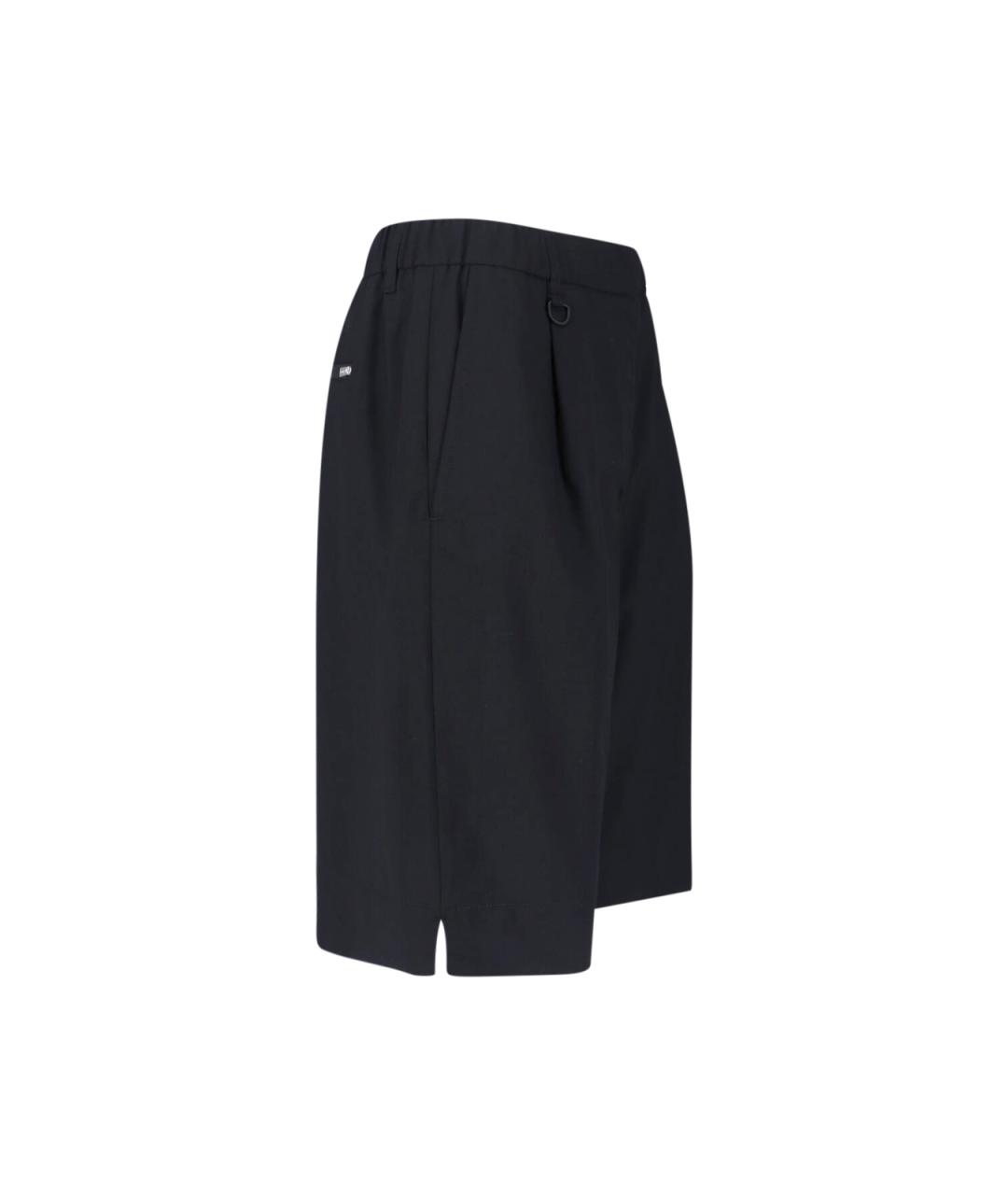 LAMINAR Черные полиэстеровые шорты, фото 3